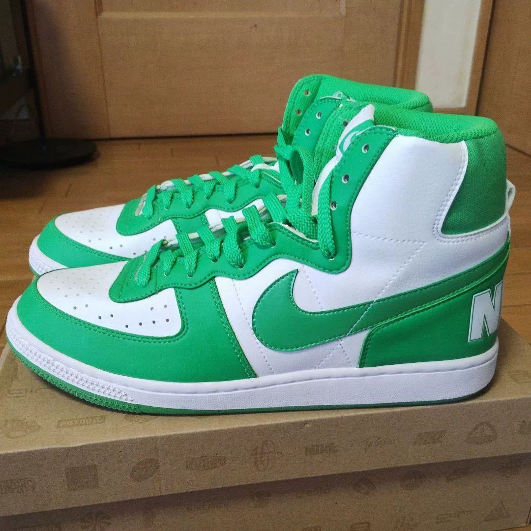 Nike Nike Terminator Hi Sneakers in Green and White Size US 10.5 / EU 43-44 - 3 Thumbnail