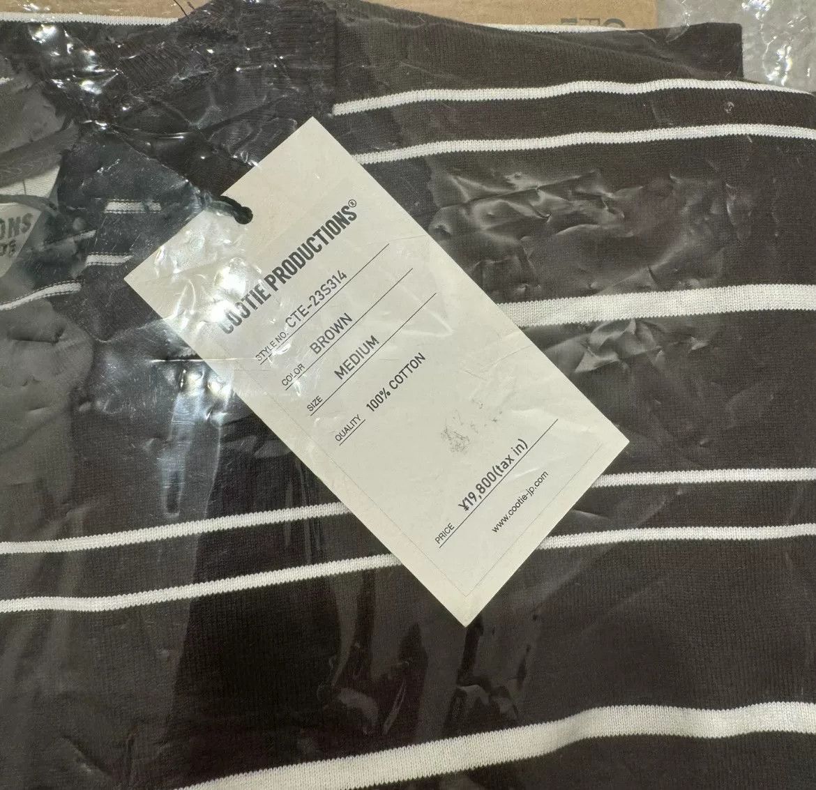 Japanese Brand cootie productions supima border long sleeve t-shirt Size US M / EU 48-50 / 2 - 3 Thumbnail