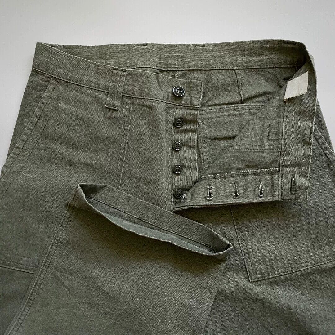 Tenderloin Tenderloin K-7 Fishbone Pattern Military Pants Size US 32 / EU 48 - 4 Thumbnail