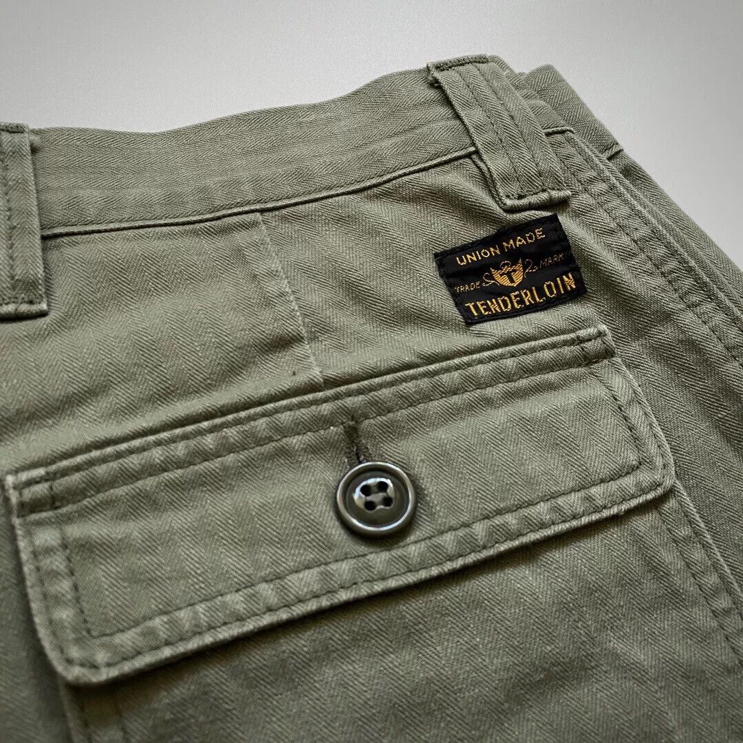 Tenderloin Tenderloin K-7 Fishbone Pattern Military Pants Size US 32 / EU 48 - 7 Thumbnail