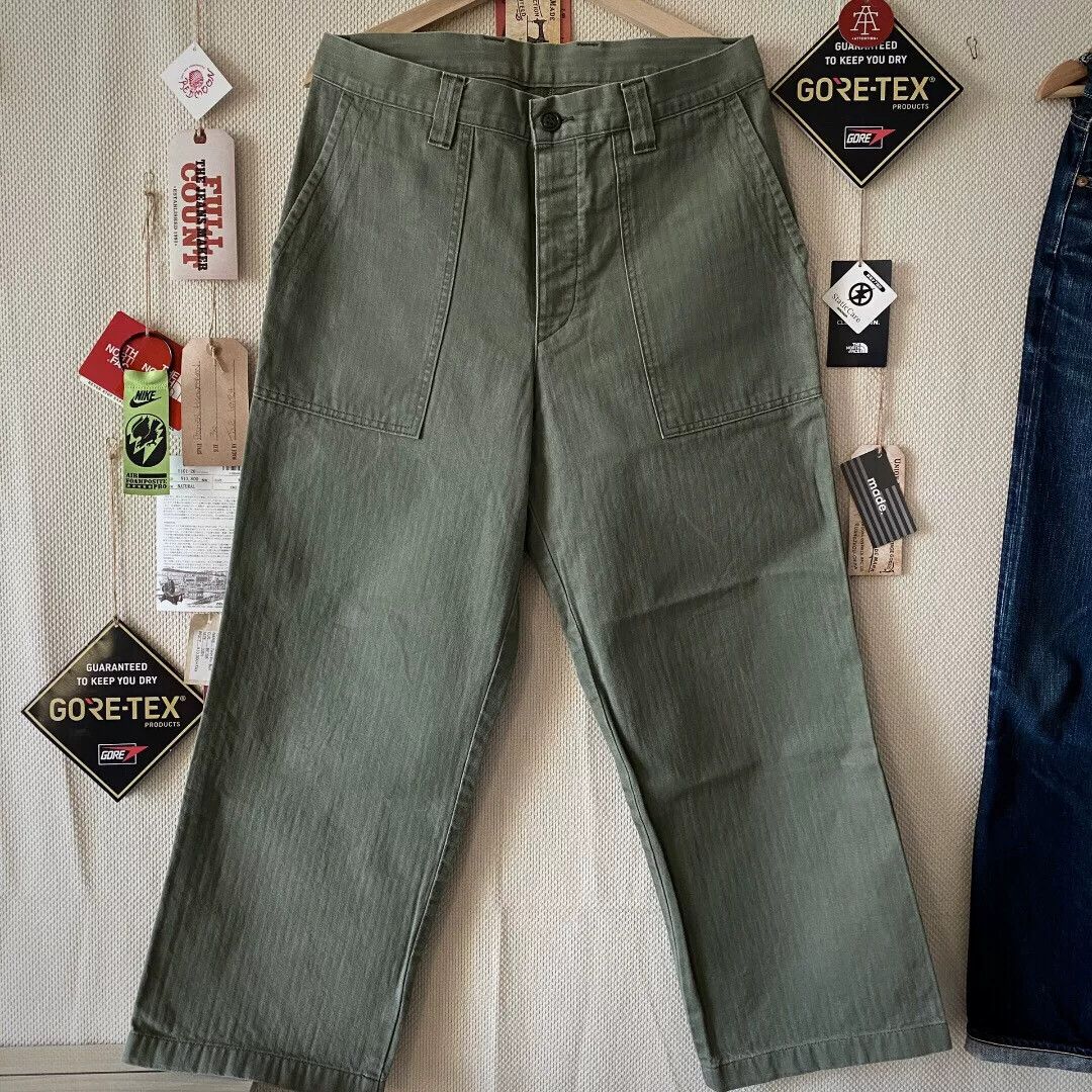 Tenderloin Tenderloin K-7 Fishbone Pattern Military Pants Size US 32 / EU 48 - 2 Thumbnail