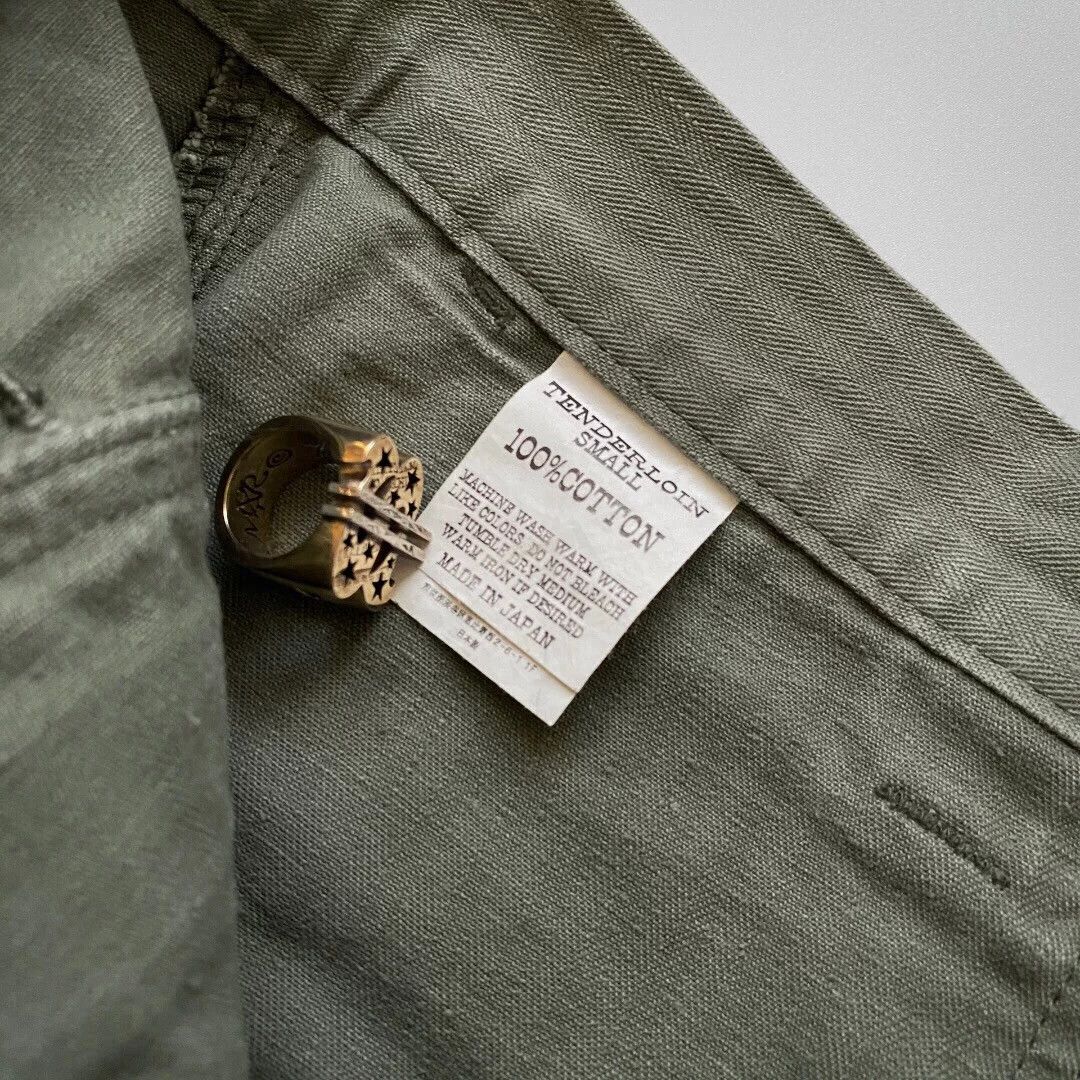 Tenderloin Tenderloin K-7 Fishbone Pattern Military Pants Size US 32 / EU 48 - 8 Thumbnail