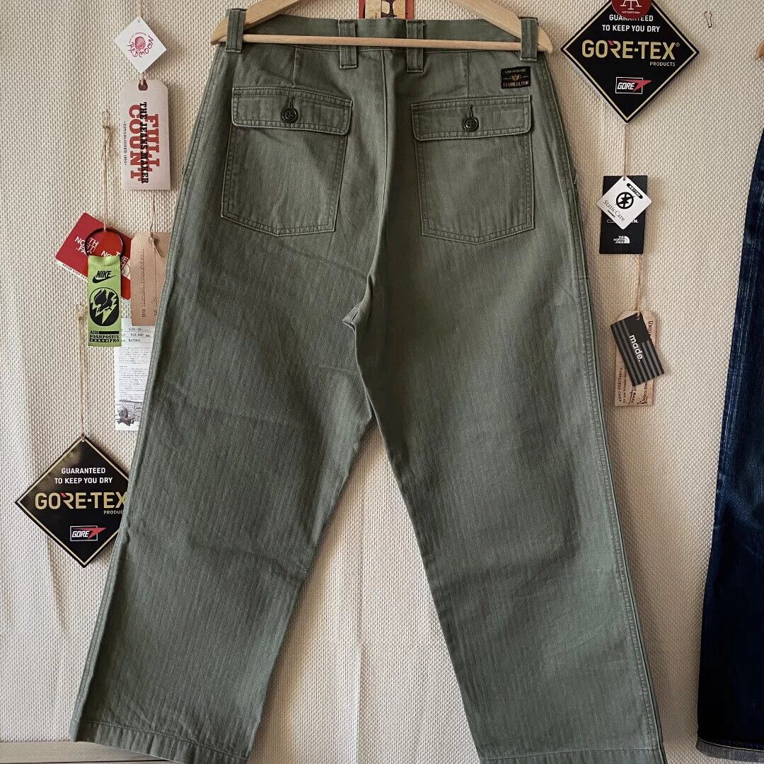 Tenderloin Tenderloin K-7 Fishbone Pattern Military Pants Size US 32 / EU 48 - 3 Thumbnail