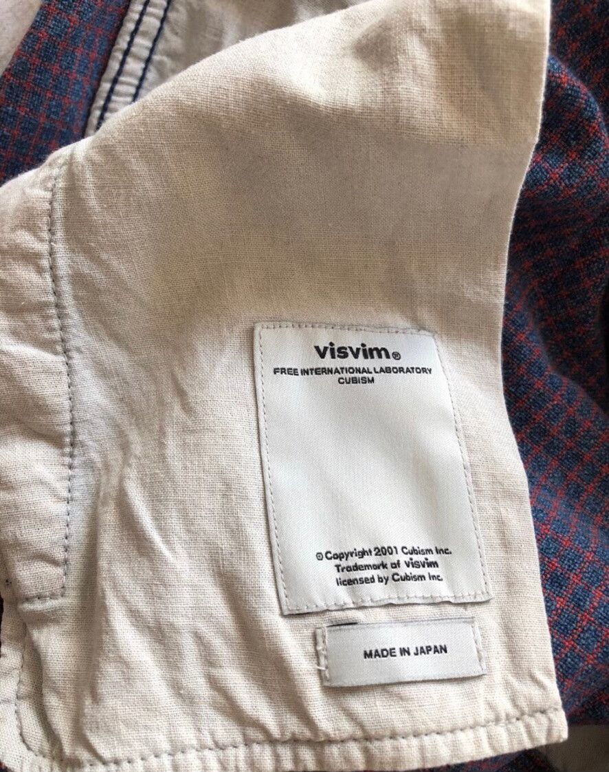 Visvim VISVIM Pastoral Check Indigo Shorts Size US 32 / EU 48 - 4 Thumbnail