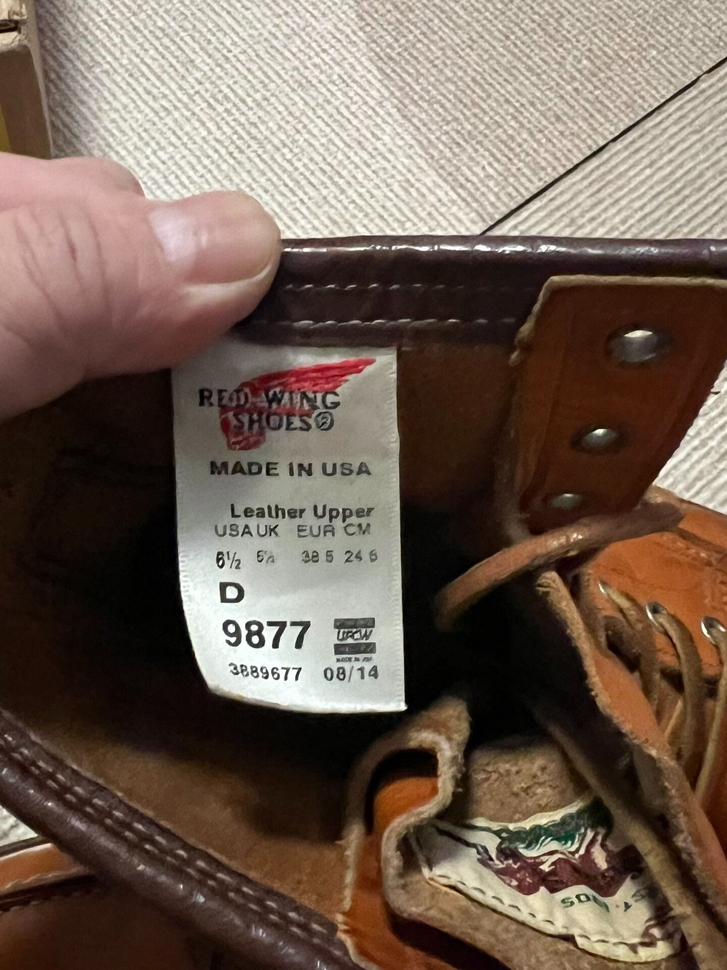 Red Wing redwing 9877 yellow dog boots for sale Size US 6.5 / EU 39-40 - 4 Thumbnail