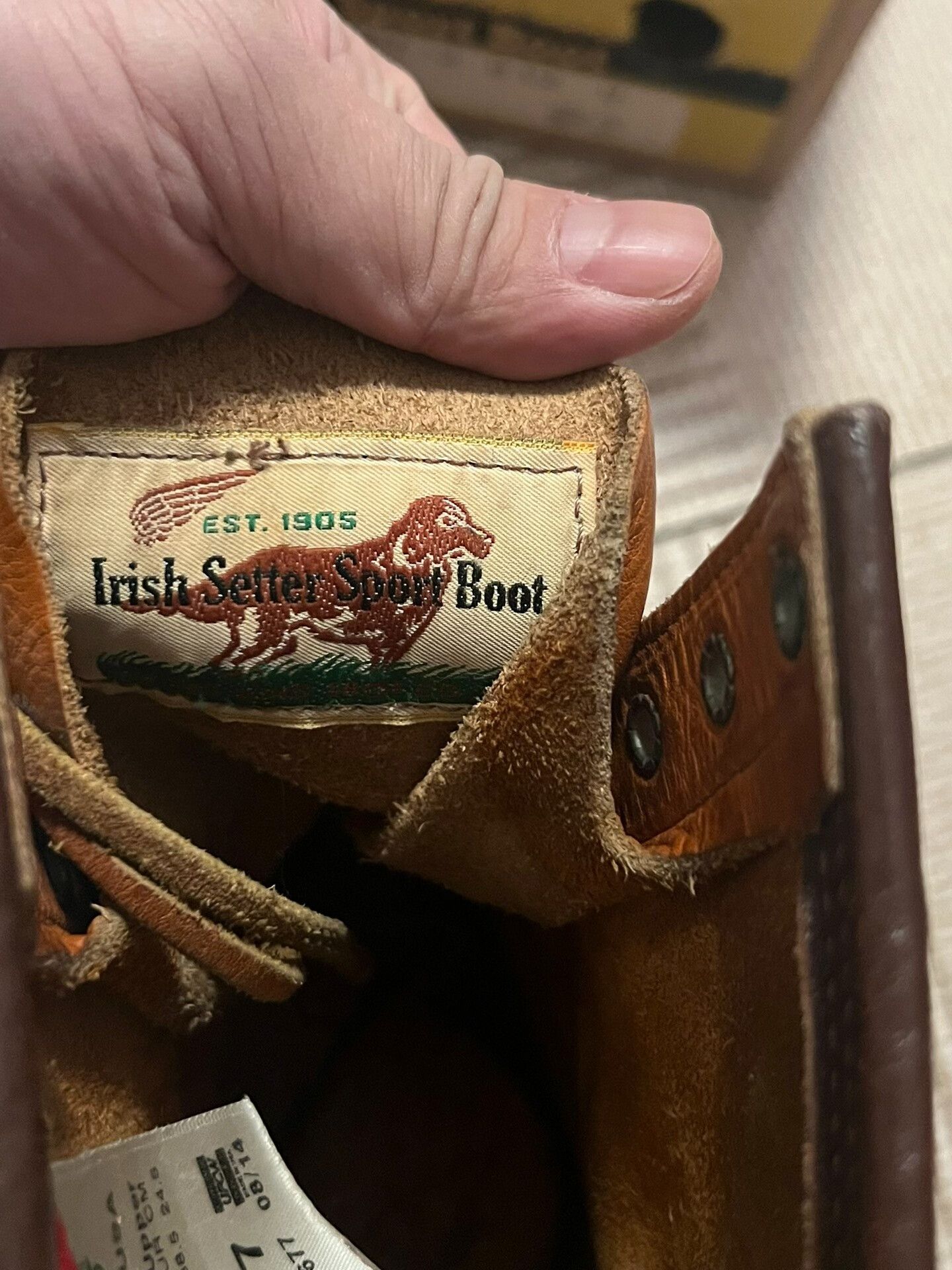 Red Wing redwing 9877 yellow dog boots for sale Size US 6.5 / EU 39-40 - 5 Thumbnail