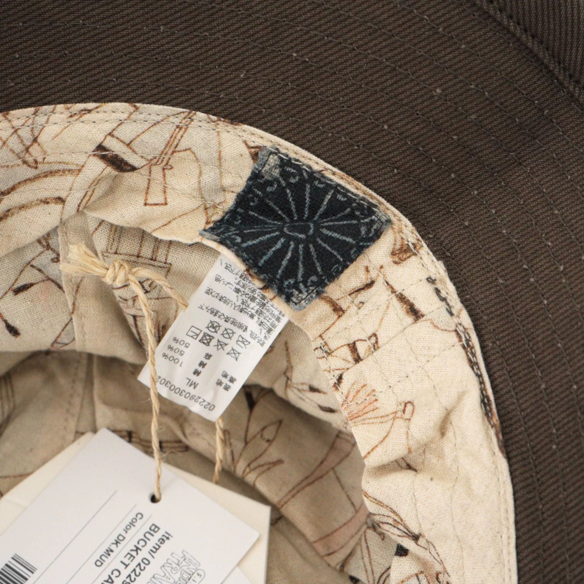 Visvim visvim i.c.t bucket cap in dark mud Size ONE SIZE - 5 Thumbnail