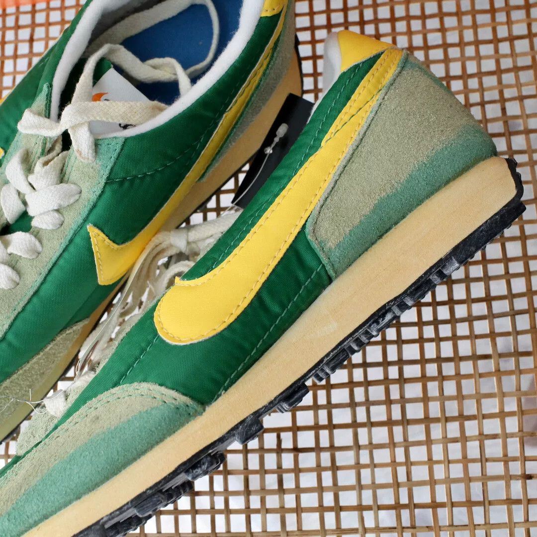 Japanese Brand rare vintage daybreak sneakers in green and yellow Size US 10 / EU 43 - 3 Thumbnail