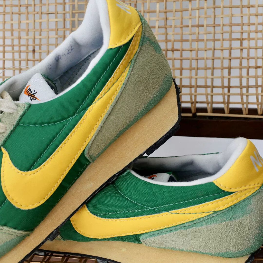 Japanese Brand rare vintage daybreak sneakers in green and yellow Size US 10 / EU 43 - 6 Thumbnail