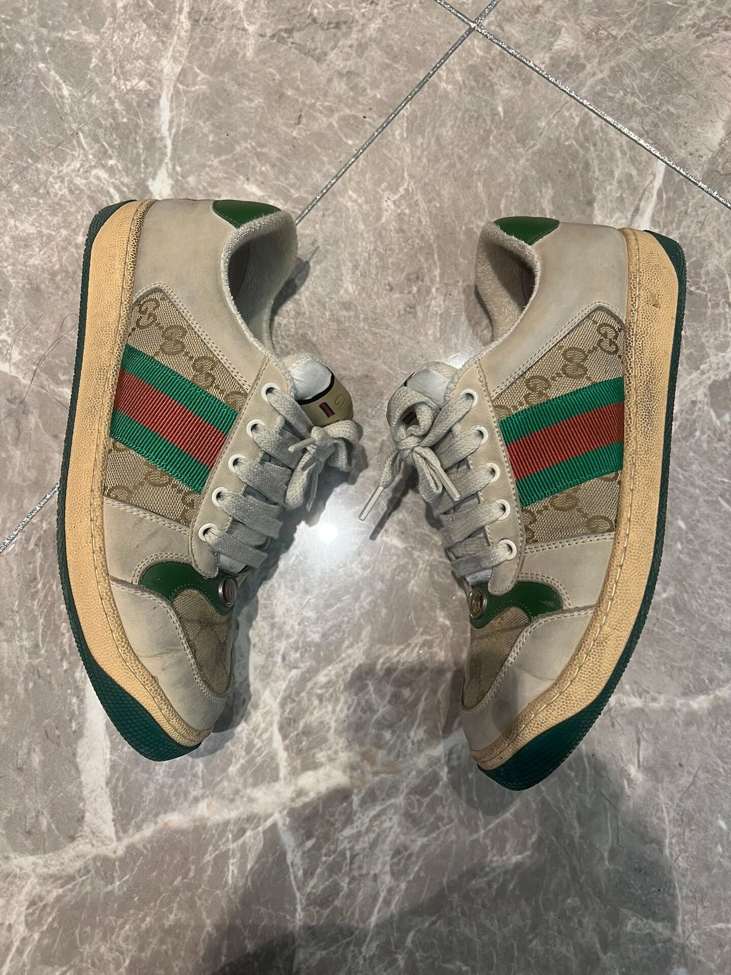 Gucci gucci dirty sneakers size 39 to 40.5 Size US 8.5 / EU 41-42 - 4 Thumbnail