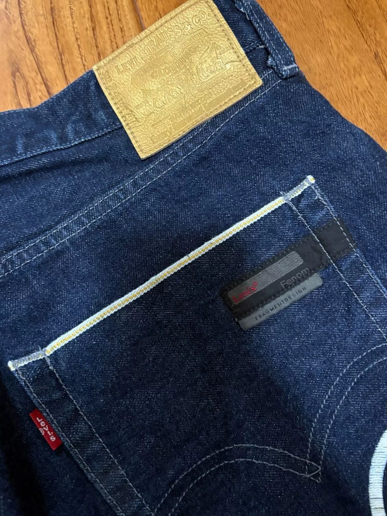 Levi's levis fenom gold label heavyweight jeans Size US 34 / EU 50 - 4 Thumbnail
