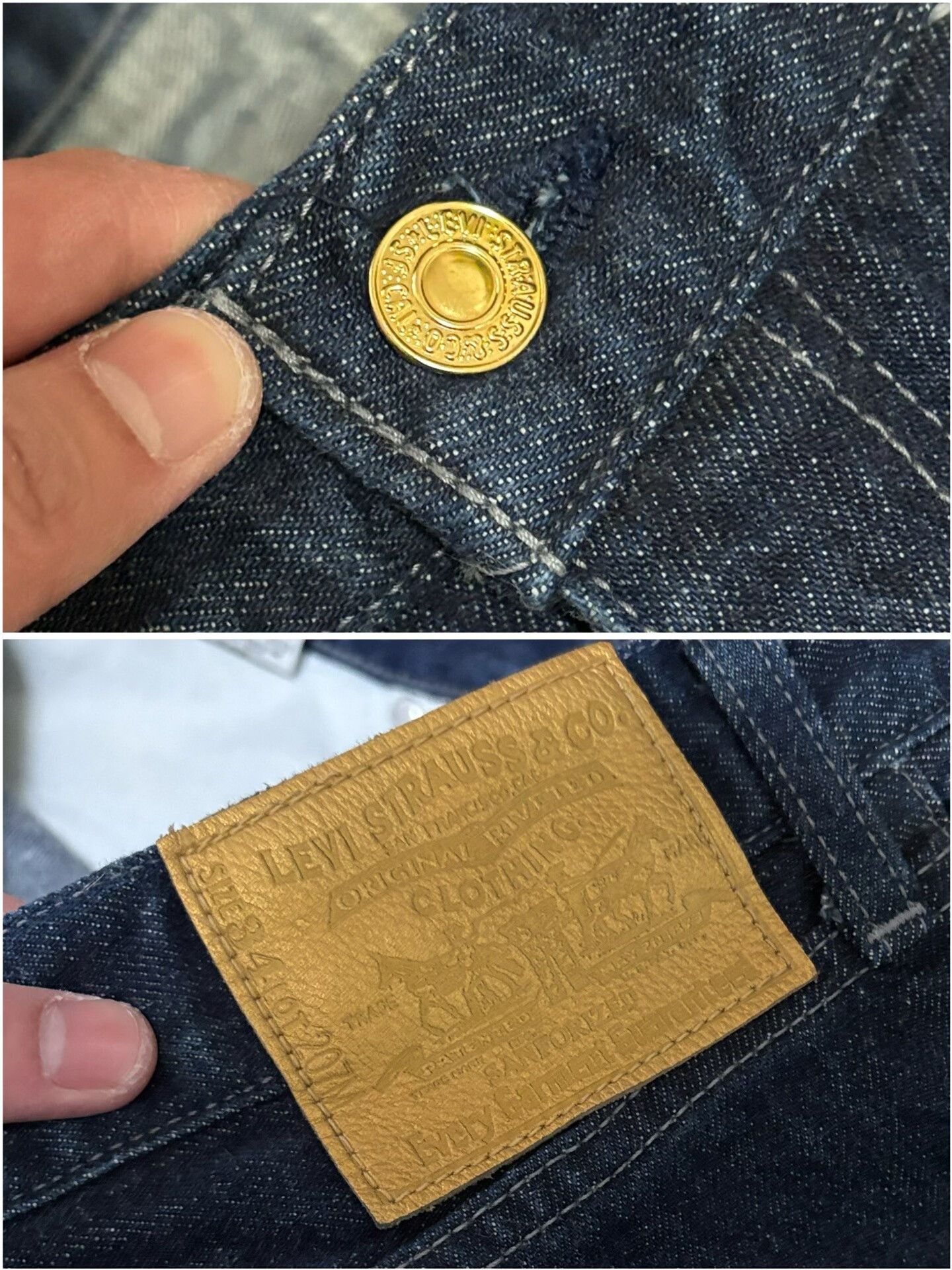 Levi's levis fenom gold label heavyweight jeans Size US 34 / EU 50 - 7 Thumbnail