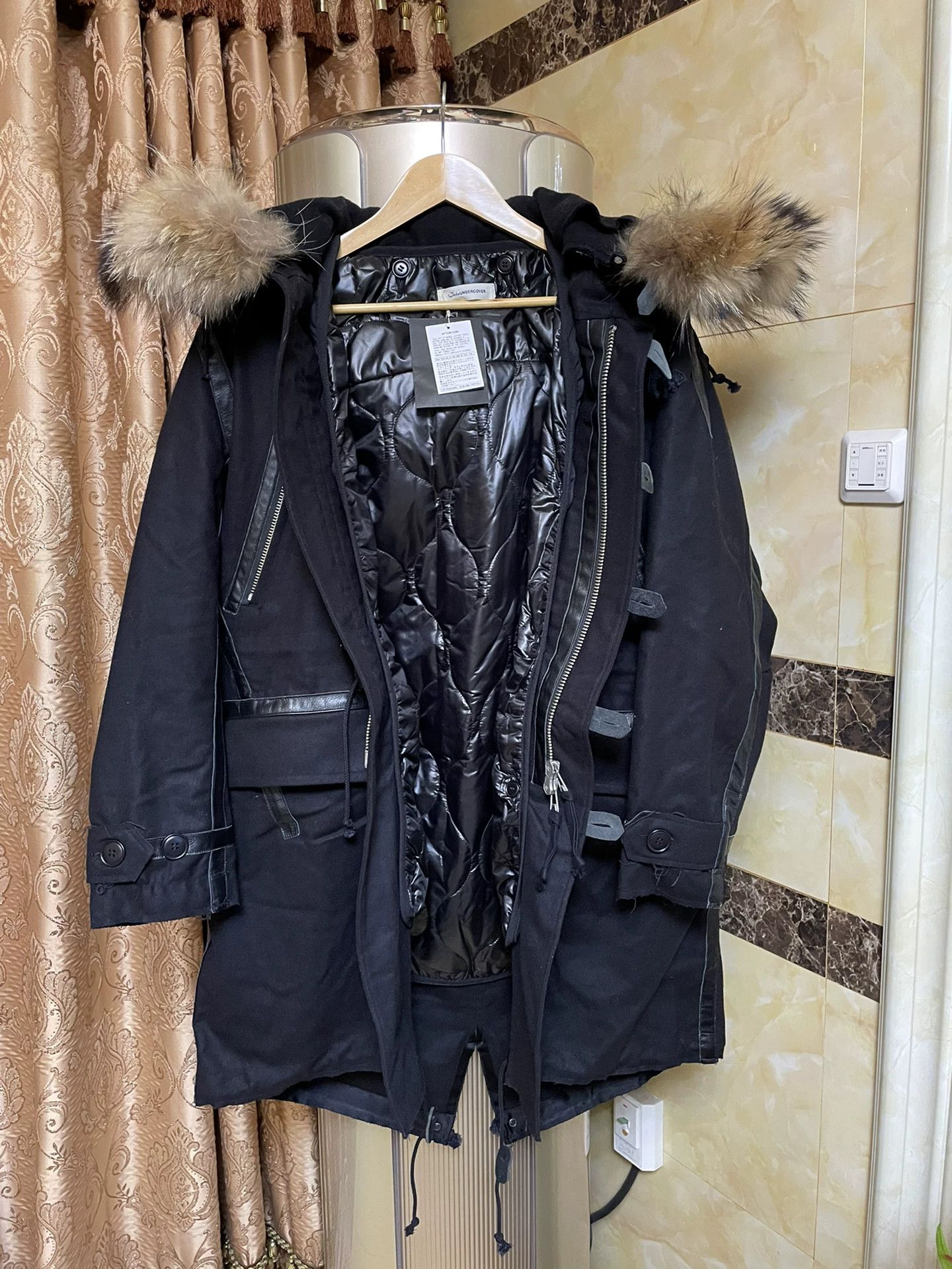 John Undercover long cotton coat with removable lining Size US M / EU 48-50 / 2 - 4 Thumbnail