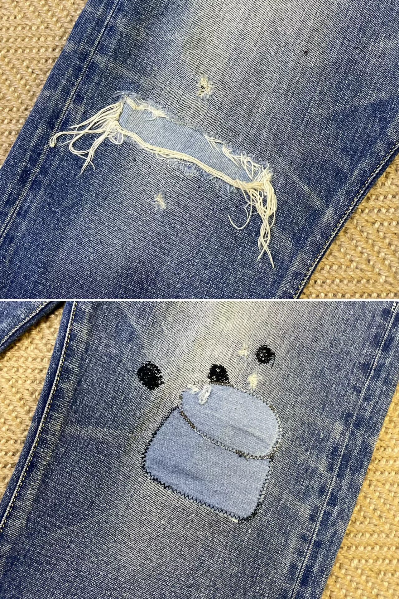 Fragment Design denim by vanquish fragment distressed jeans Size US 32 / EU 48 - 4 Thumbnail