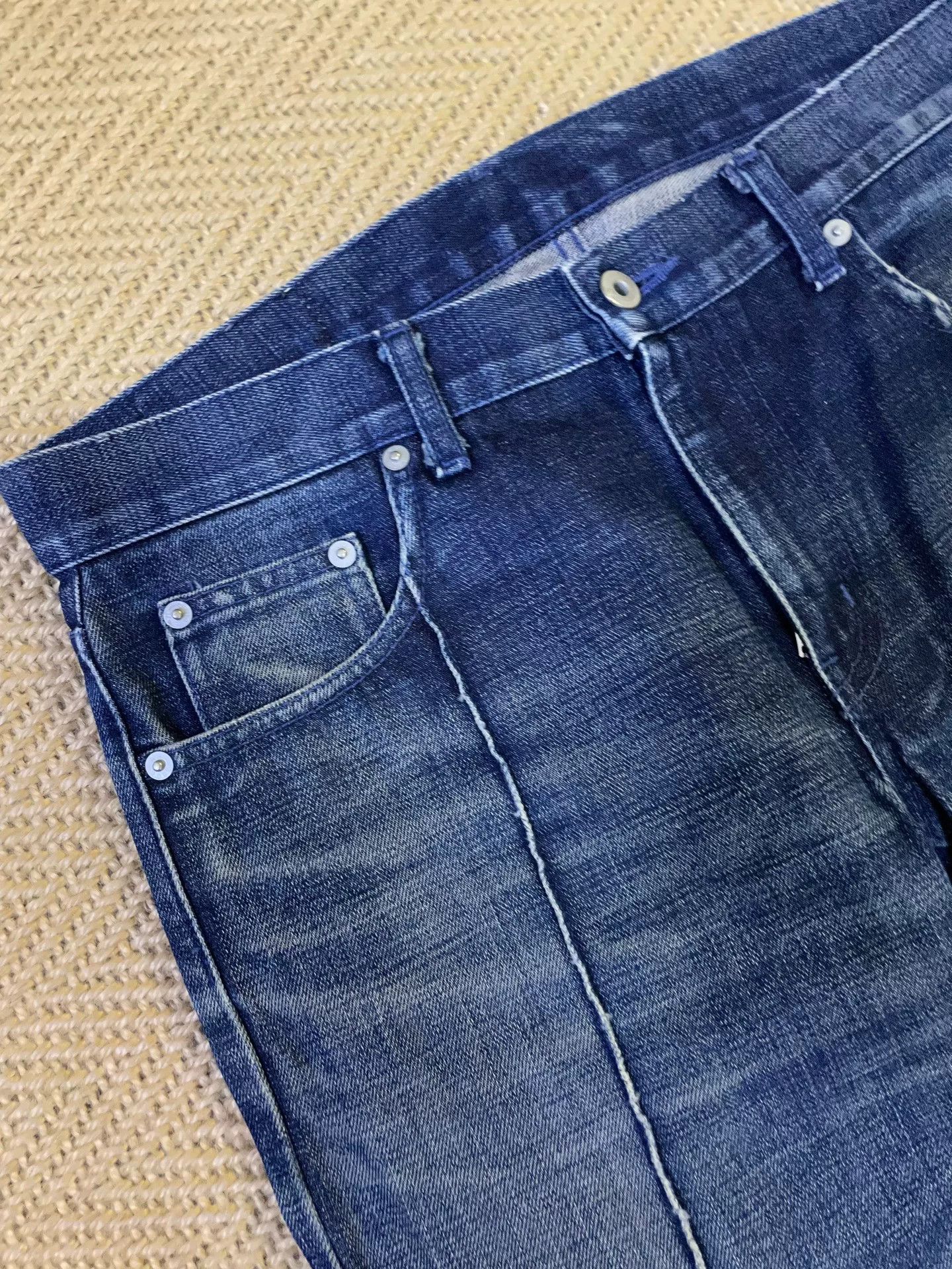 Neighborhood neighborhood washed denim pants with stitch details Size US 31 - 3 Thumbnail
