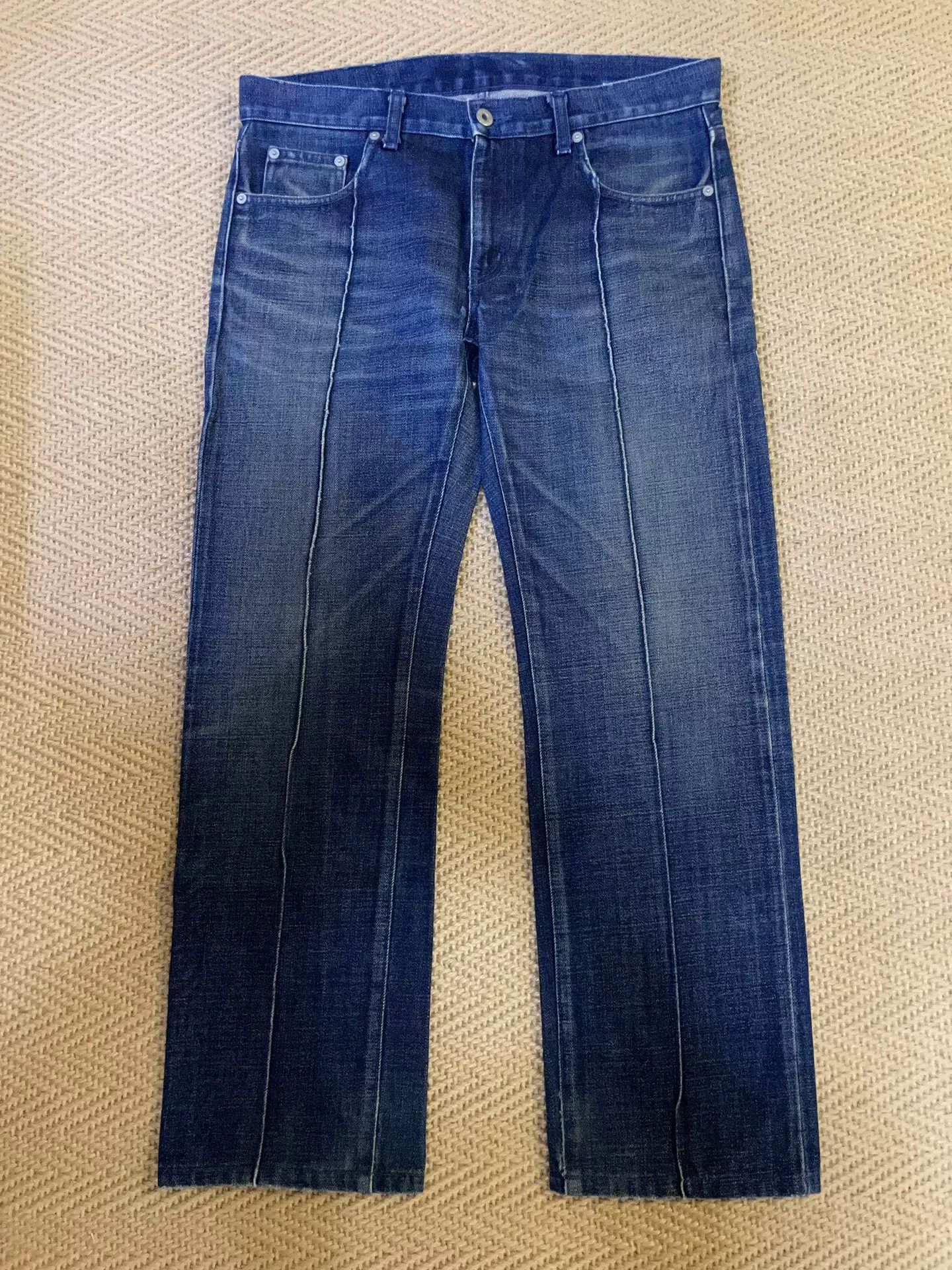 Neighborhood neighborhood washed denim pants with stitch details Size US 31 - 2 Thumbnail