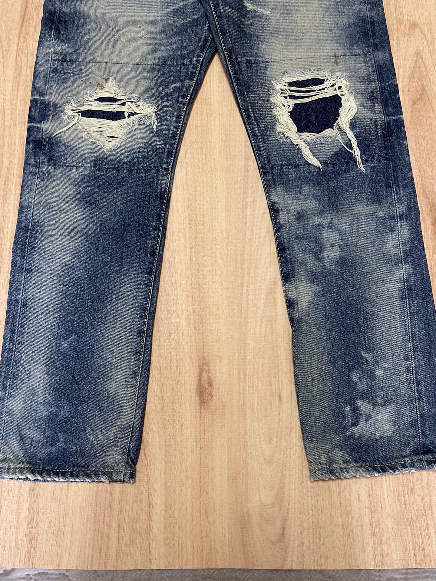 Fragment Design denim by vanquish paint splatter jeans Size US 30 / EU 46 - 5 Thumbnail