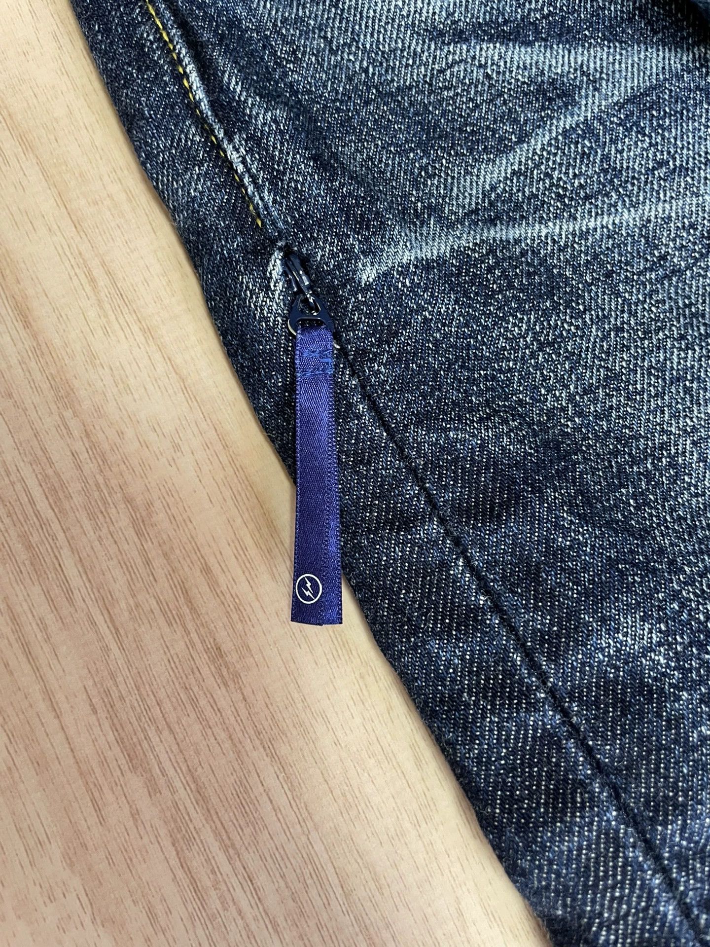 Fragment Design fragment lightning wash denim pants Size US 28 / EU 44 - 8 Thumbnail