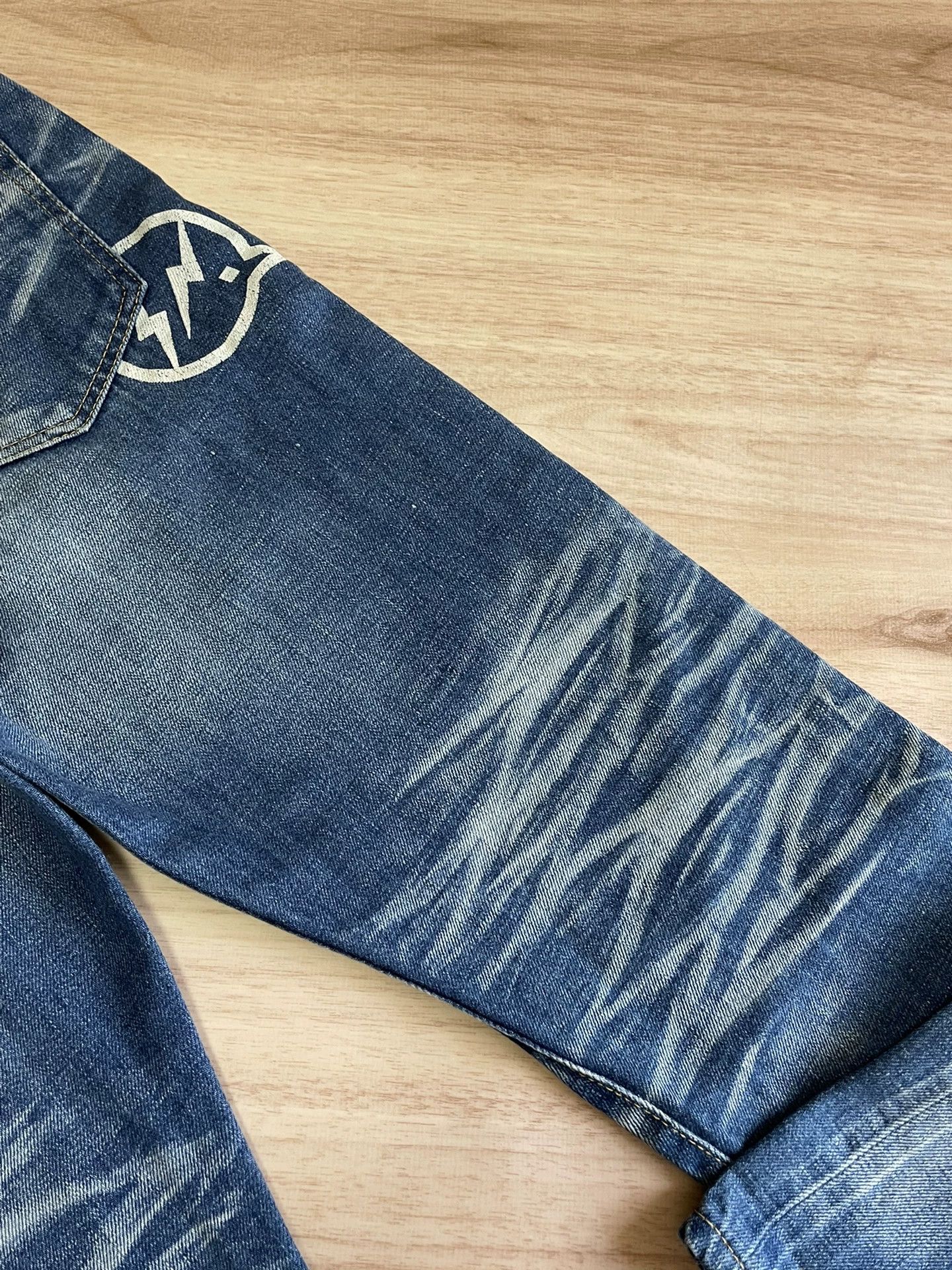 Evisu denim by vanquish fragment cropped jeans Size US 28 / EU 44 - 3 Thumbnail