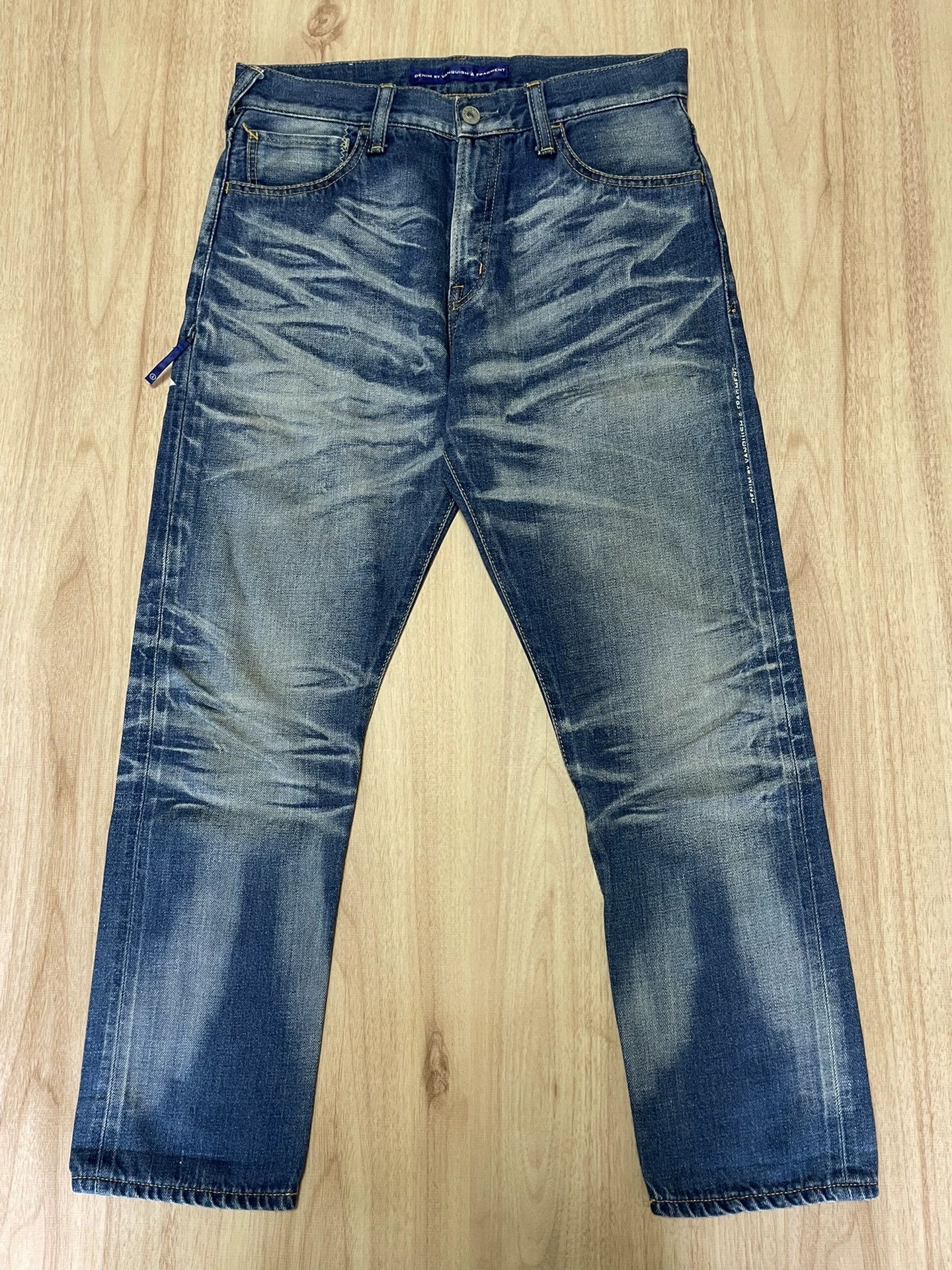 Evisu denim by vanquish fragment cropped jeans Size US 28 / EU 44 - 2 Thumbnail