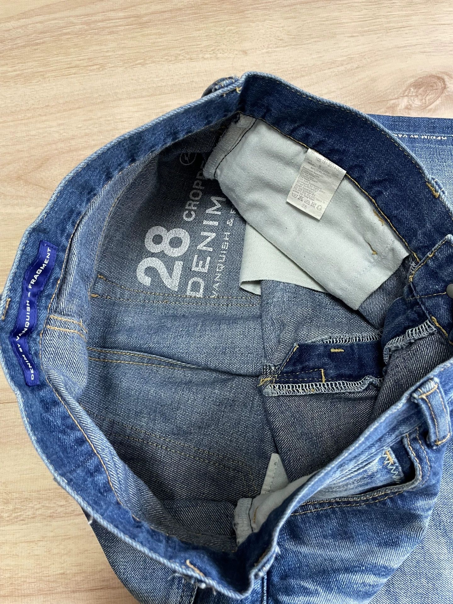 Evisu denim by vanquish fragment cropped jeans Size US 28 / EU 44 - 8 Thumbnail