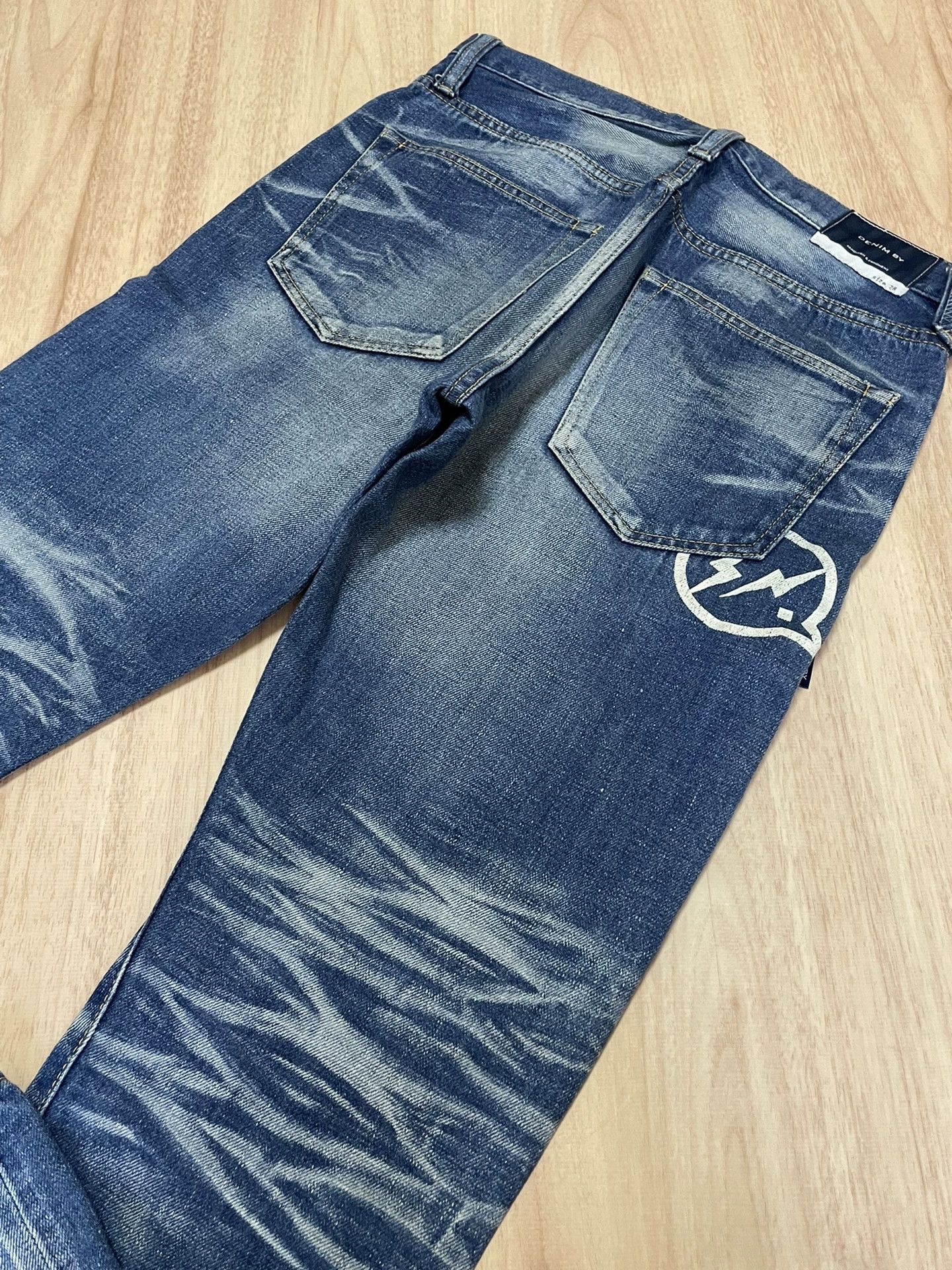 Evisu denim by vanquish fragment cropped jeans Size US 28 / EU 44 - 4 Thumbnail