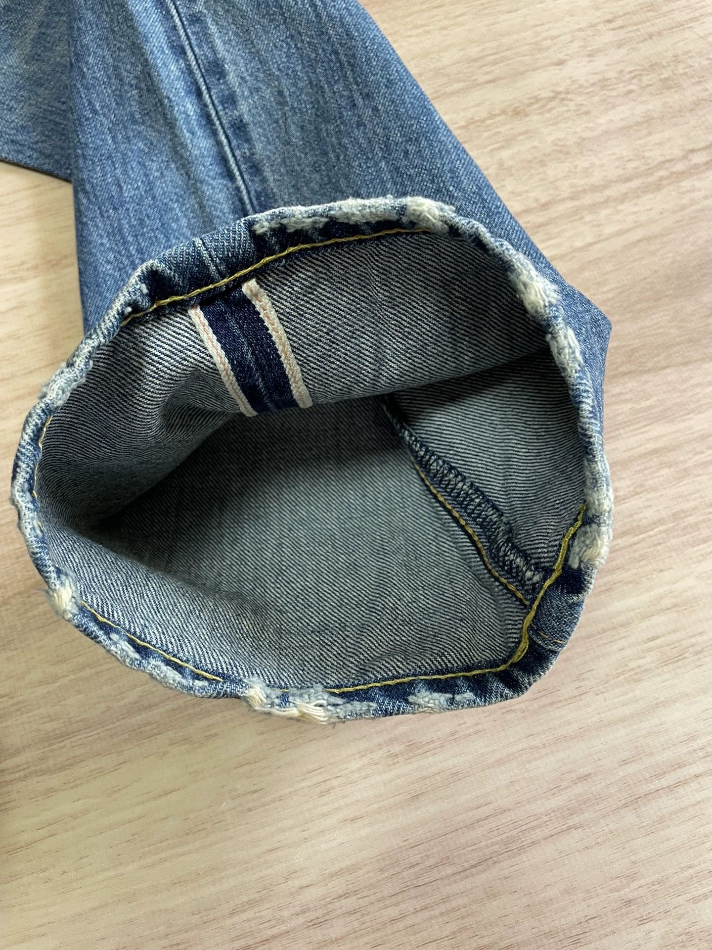 Fragment Design denim by vanquish distressed wash jeans Size US 30 / EU 46 - 8 Thumbnail