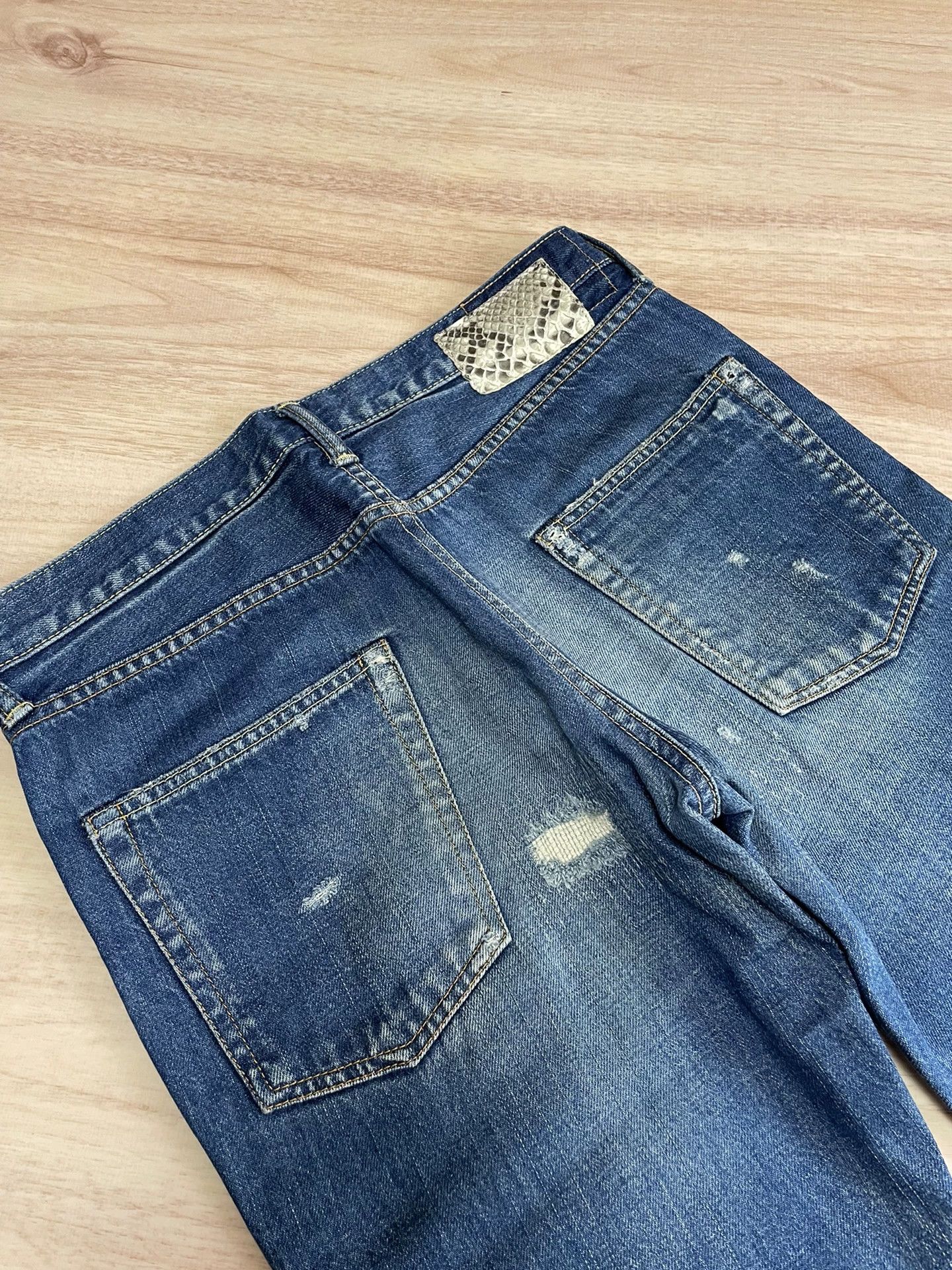 Visvim visvim damaged 5 wash jeans Size US 32 / EU 48 - 3 Thumbnail