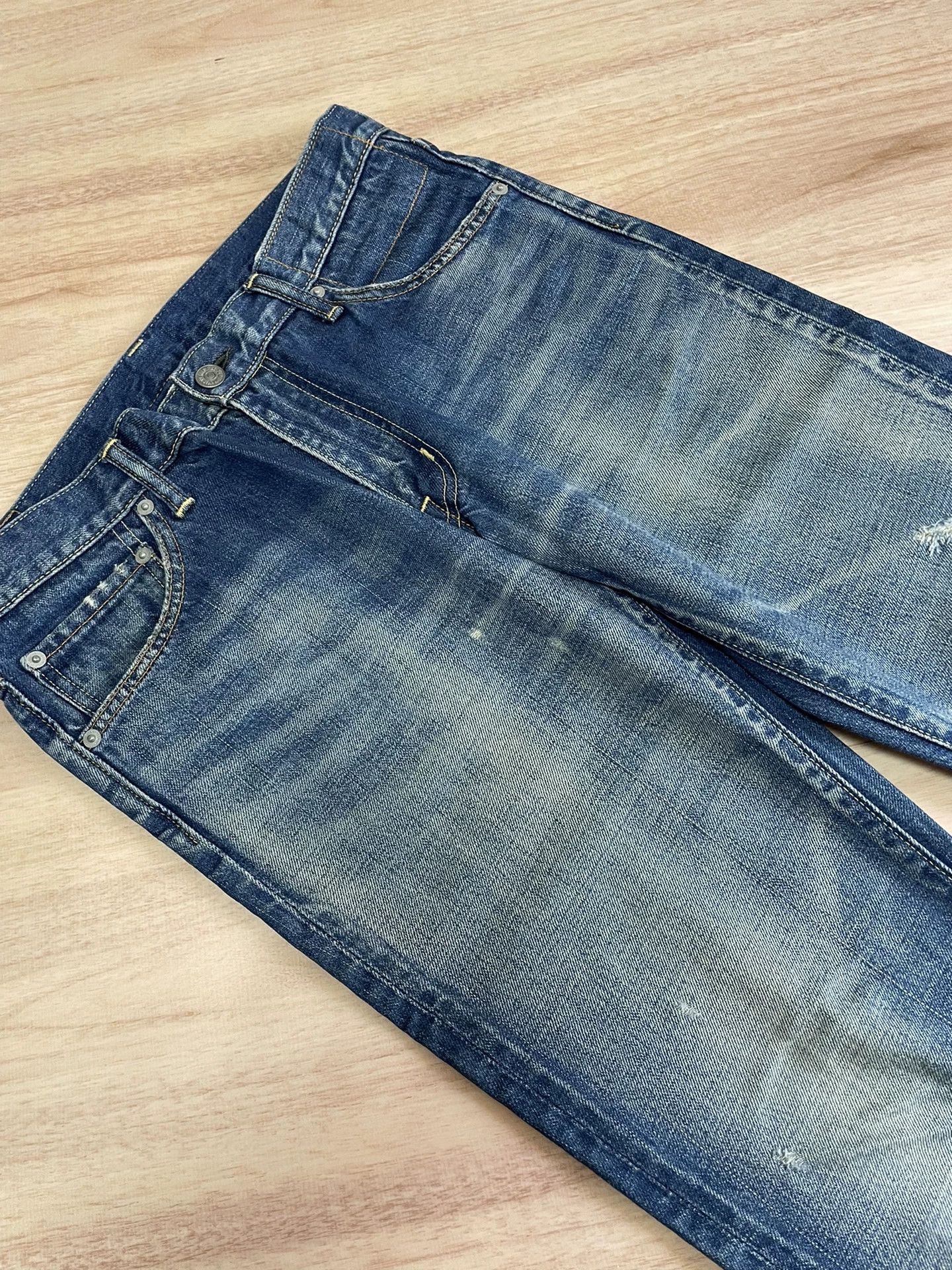 Visvim visvim damaged 5 wash jeans Size US 32 / EU 48 - 4 Thumbnail