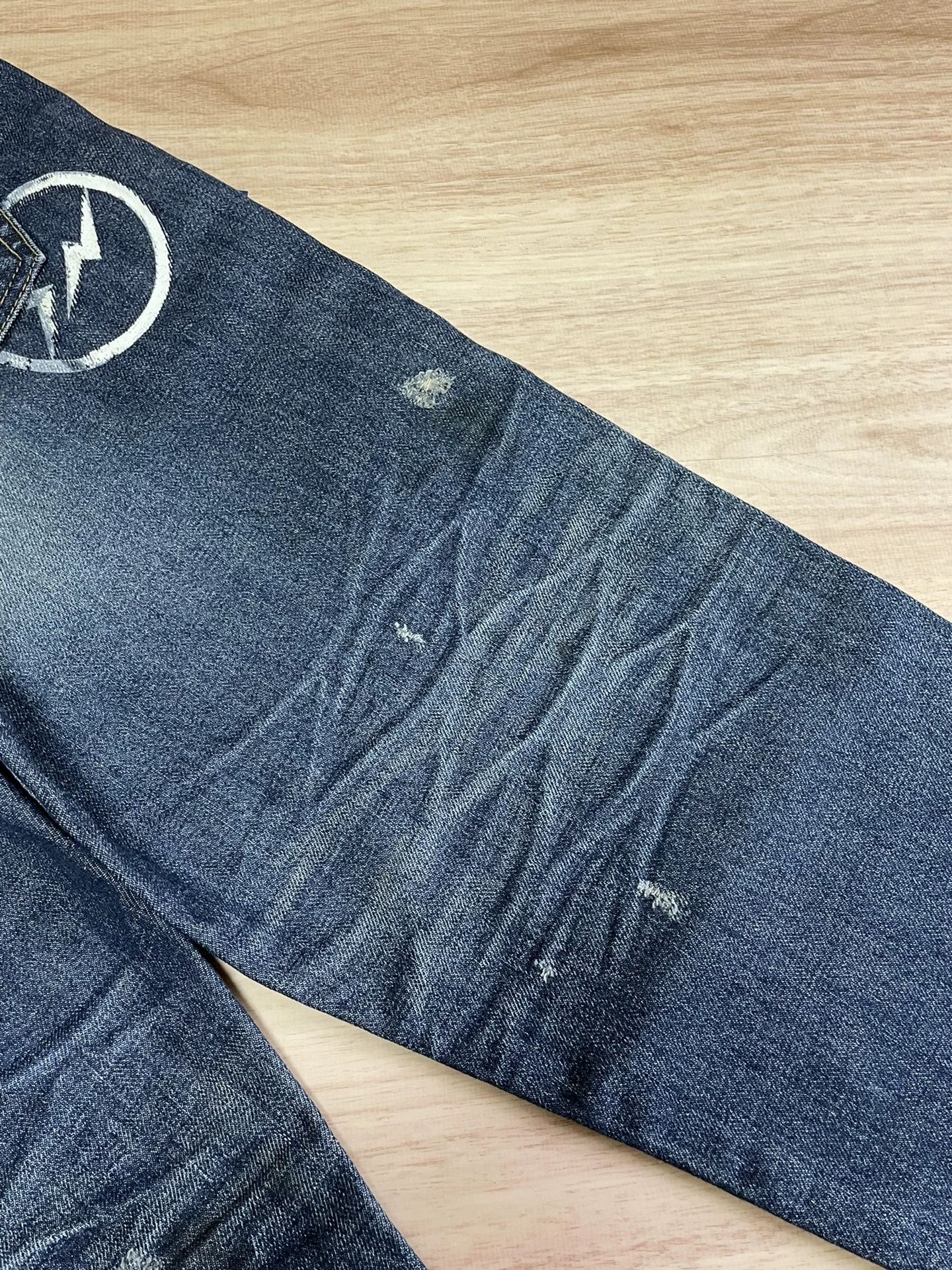 Fragment Design denim by vanquish fragment lightning wash pants Size US 32 / EU 48 - 5 Thumbnail