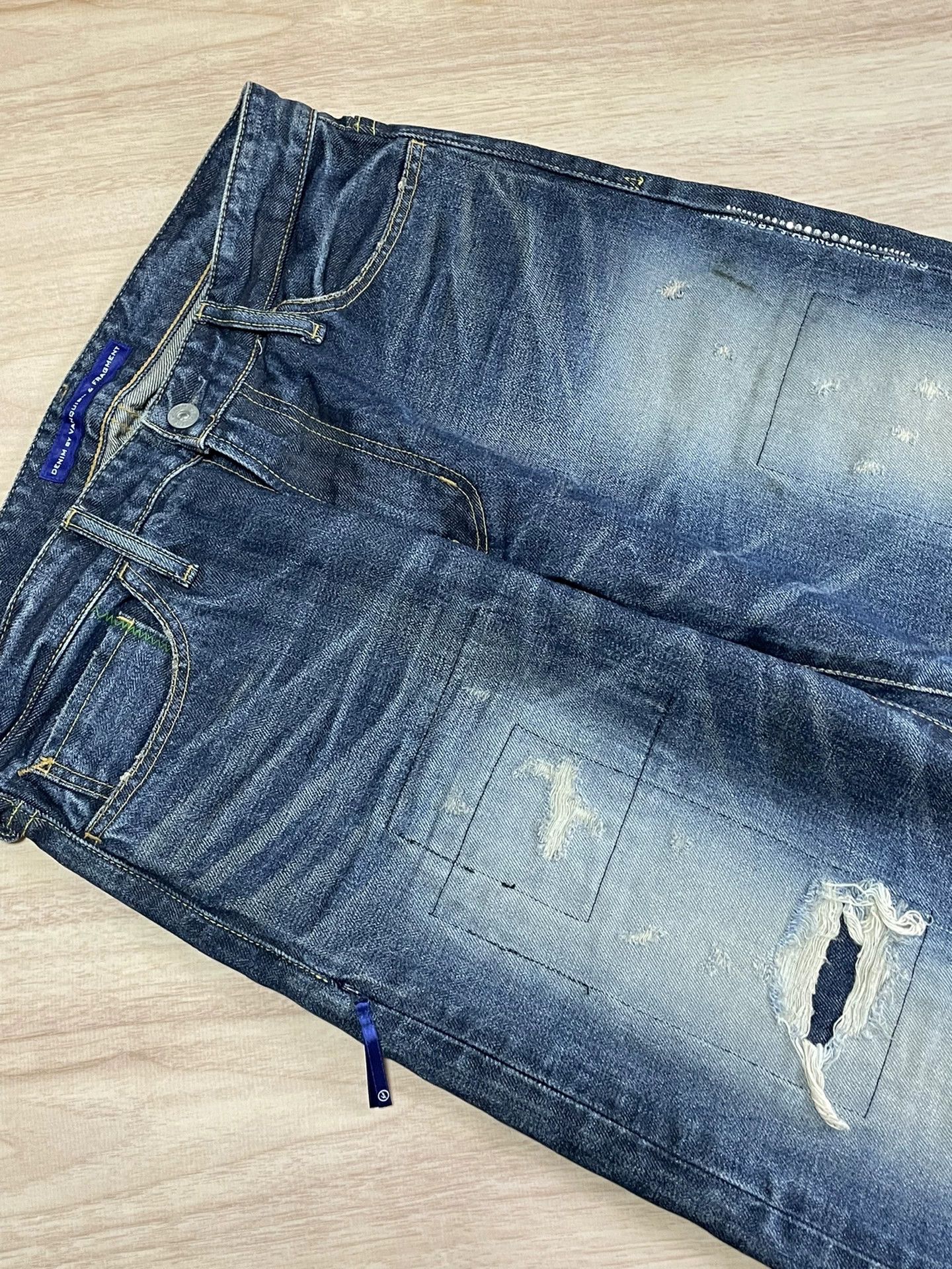 Fragment Design denim by vanquish fragment lightning wash pants Size US 32 / EU 48 - 3 Thumbnail