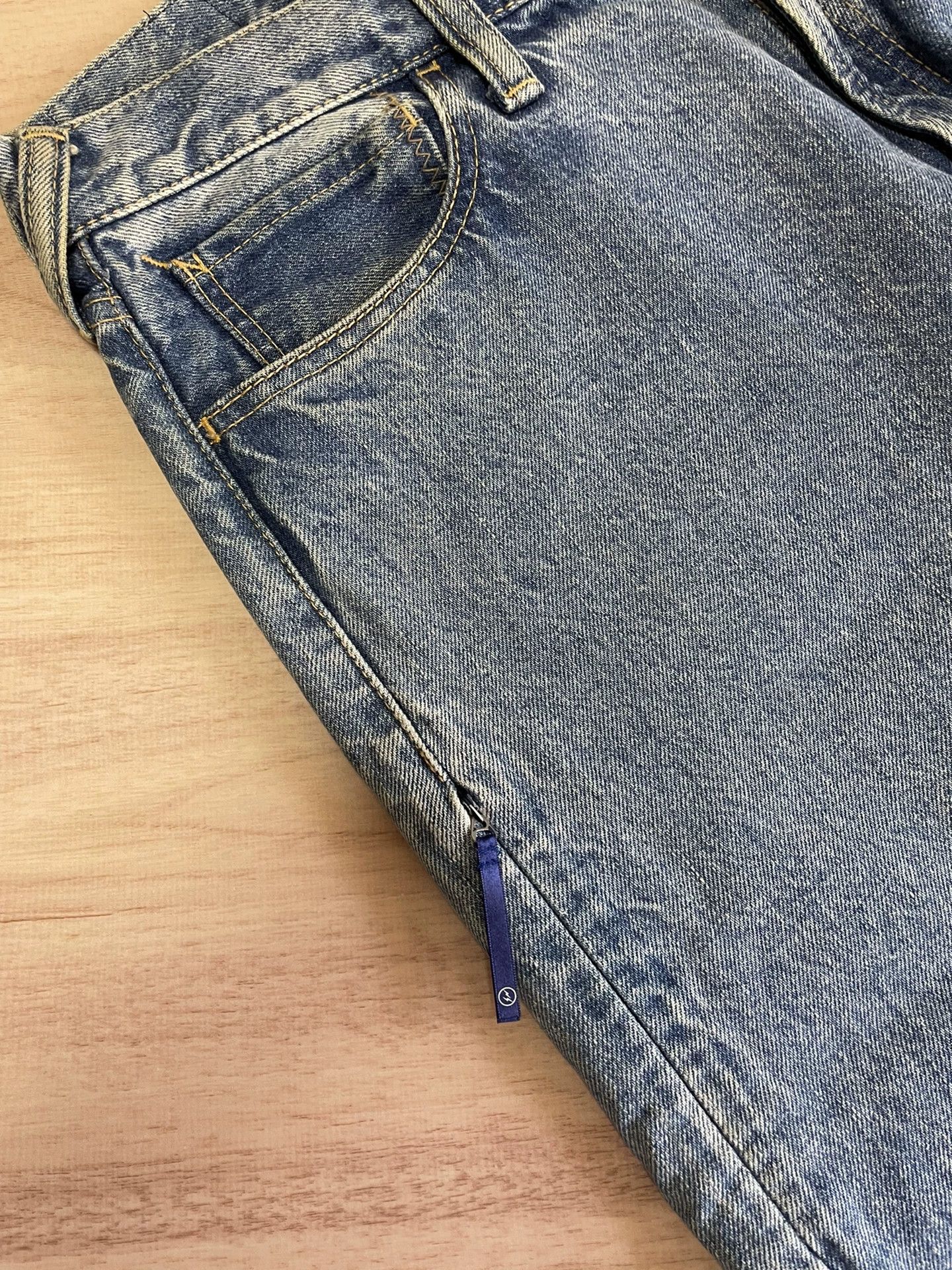 Evisu denim by vanquish fragment distressed jeans Size US 31 - 3 Thumbnail