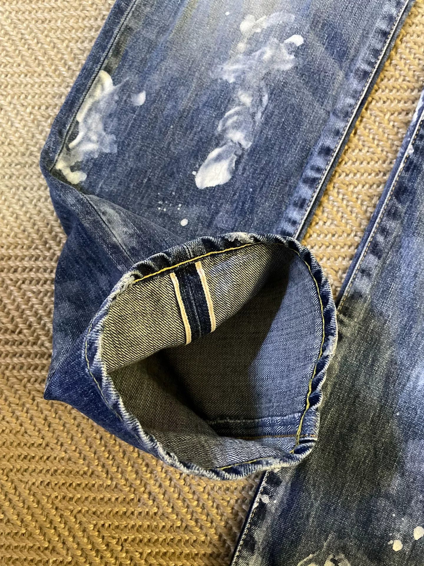 Vanquish denim by vanquish & fragment distressed jeans Size US 30 / EU 46 - 7 Thumbnail