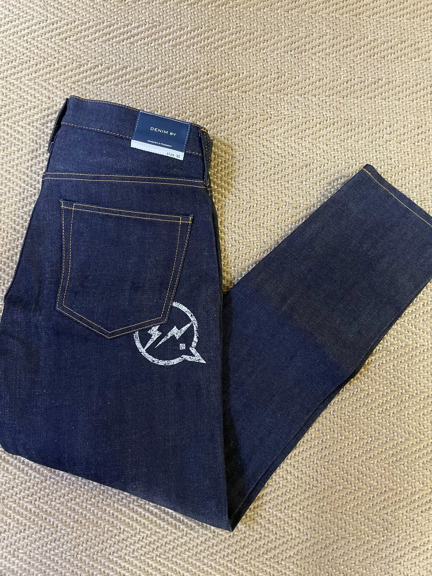 Fragment Design denim by vanquish & fragment embroidered jeans Size US 30 / EU 46 - 3 Thumbnail