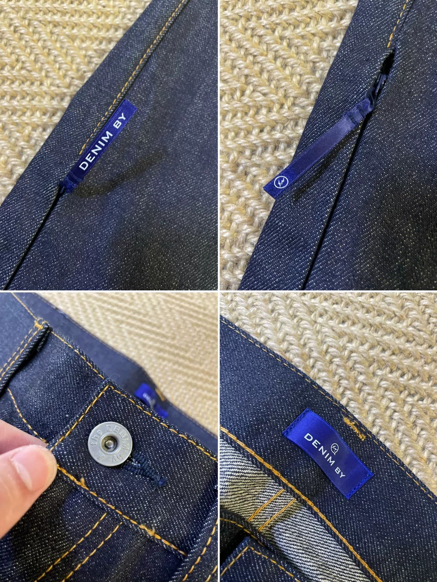 Fragment Design denim by vanquish & fragment embroidered jeans Size US 30 / EU 46 - 5 Thumbnail