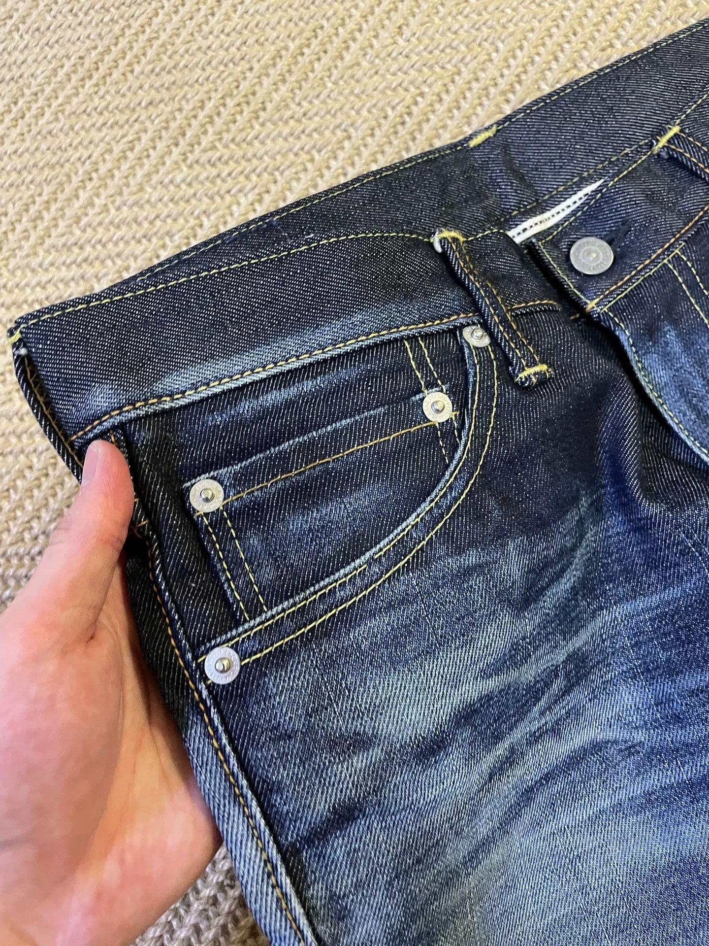 Visvim visvim social sculpture early wash denim pants Size US 32 / EU 48 - 6 Thumbnail