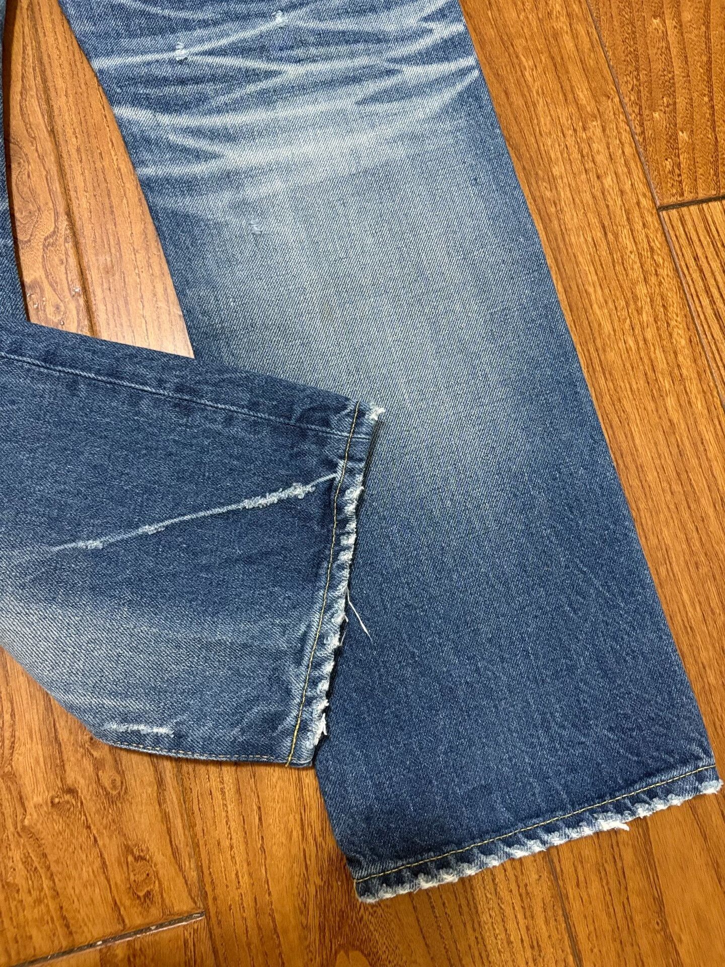 Fragment Design denim by vanquish & fragment distressed jeans Size US 30 / EU 46 - 3 Thumbnail