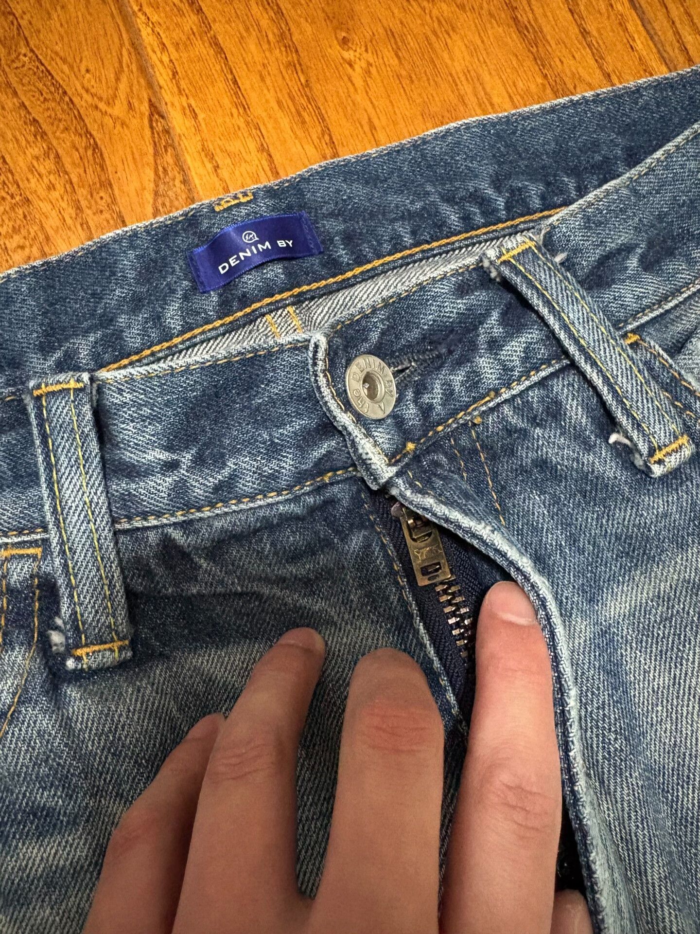 Fragment Design denim by vanquish & fragment distressed jeans Size US 30 / EU 46 - 7 Thumbnail