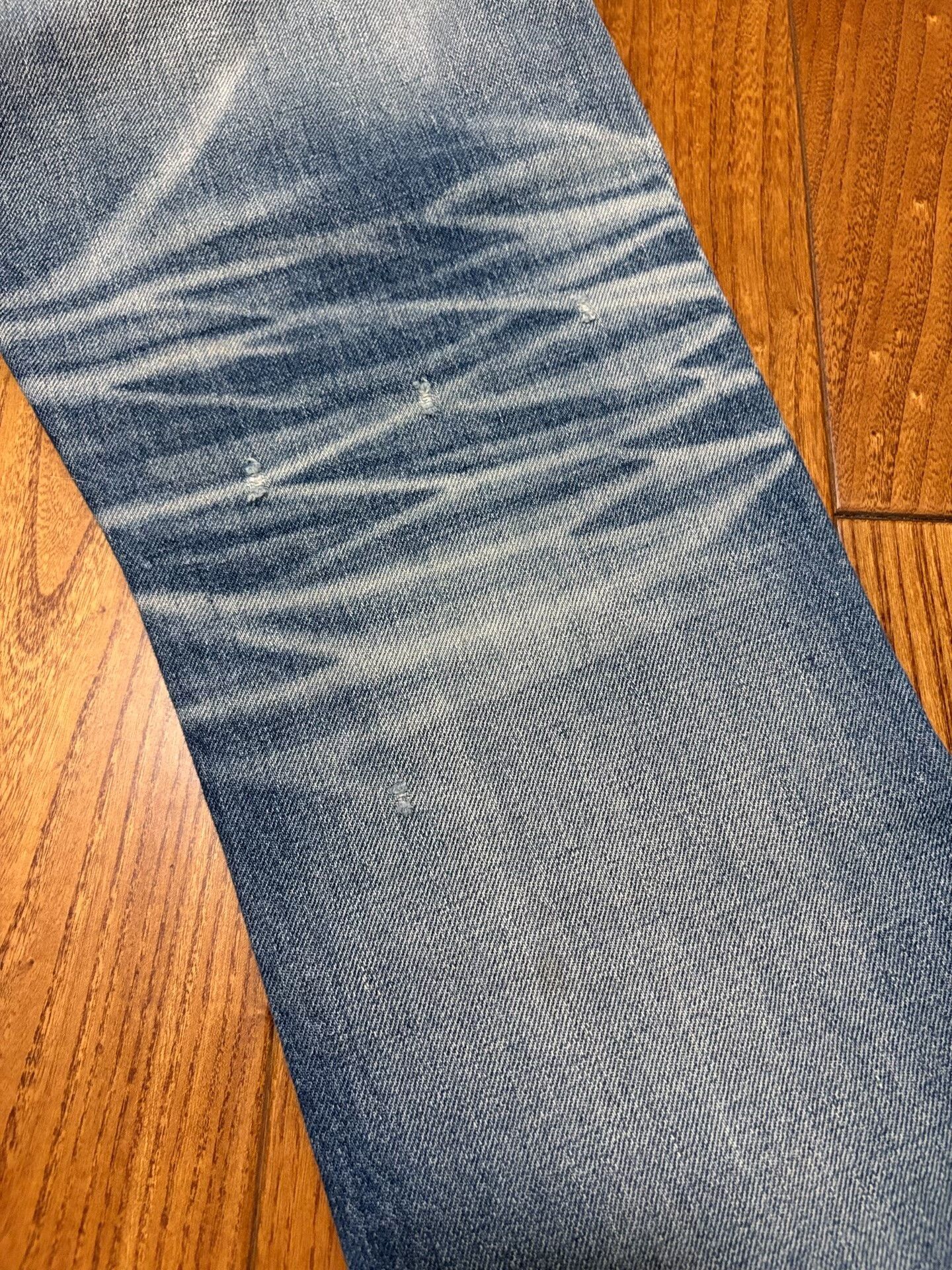 Fragment Design denim by vanquish & fragment distressed jeans Size US 30 / EU 46 - 5 Thumbnail