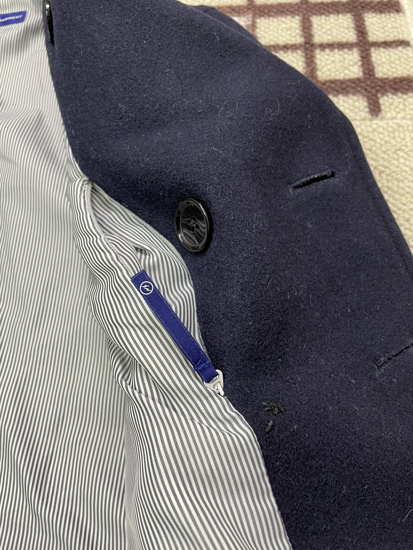 Fragment Design denim by vanquish fragment blue and white coat Size US M / EU 48-50 / 2 - 7 Thumbnail