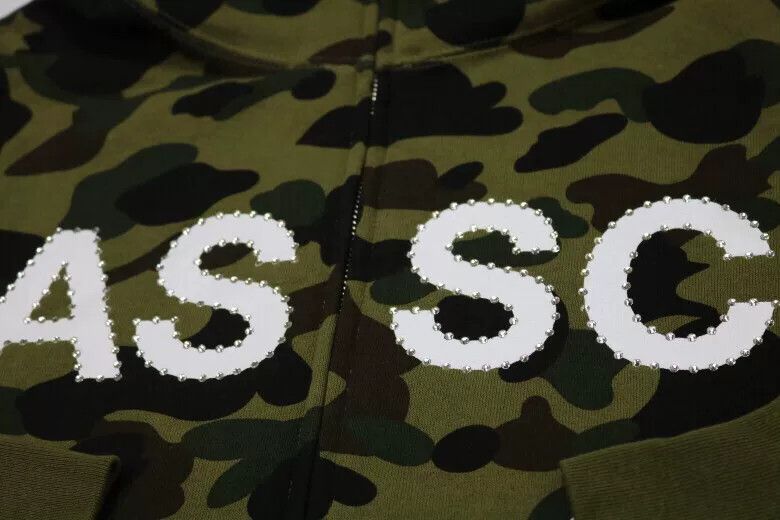 Bape bape x assc limited edition camouflage hoodie Size US M / EU 48-50 / 2 - 3 Thumbnail