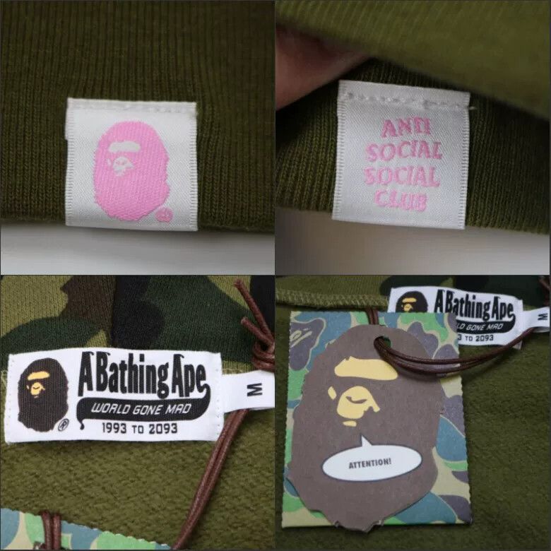 Bape bape x assc limited edition camouflage hoodie Size US M / EU 48-50 / 2 - 6 Thumbnail
