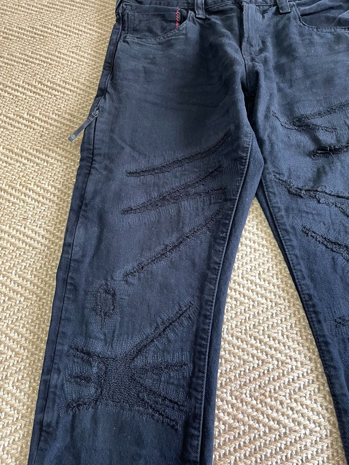 Fragment Design denim by vanquish & fragment distressed jeans Size US 28 / EU 44 - 4 Thumbnail
