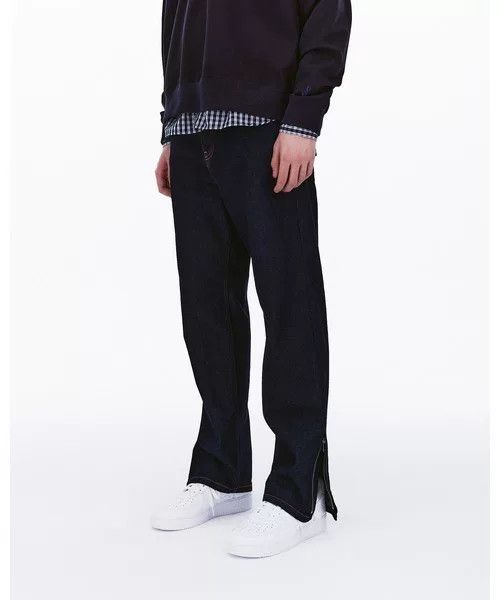 Sophnet. sophnet. one washed hem indigo jeans Size US 26 / EU 42 - 9 Thumbnail