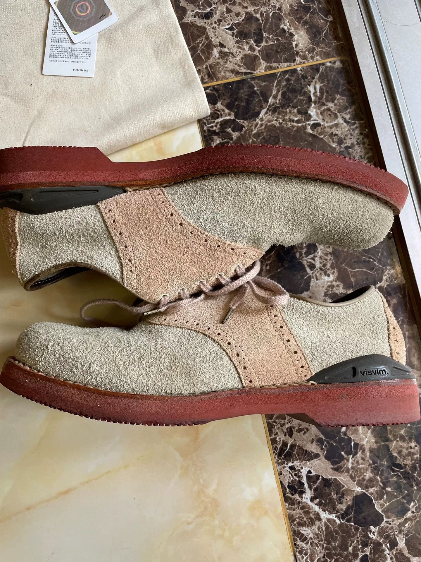 Visvim visvim patrician suede-folk low-top boots Size US 10 / EU 43 - 6 Thumbnail