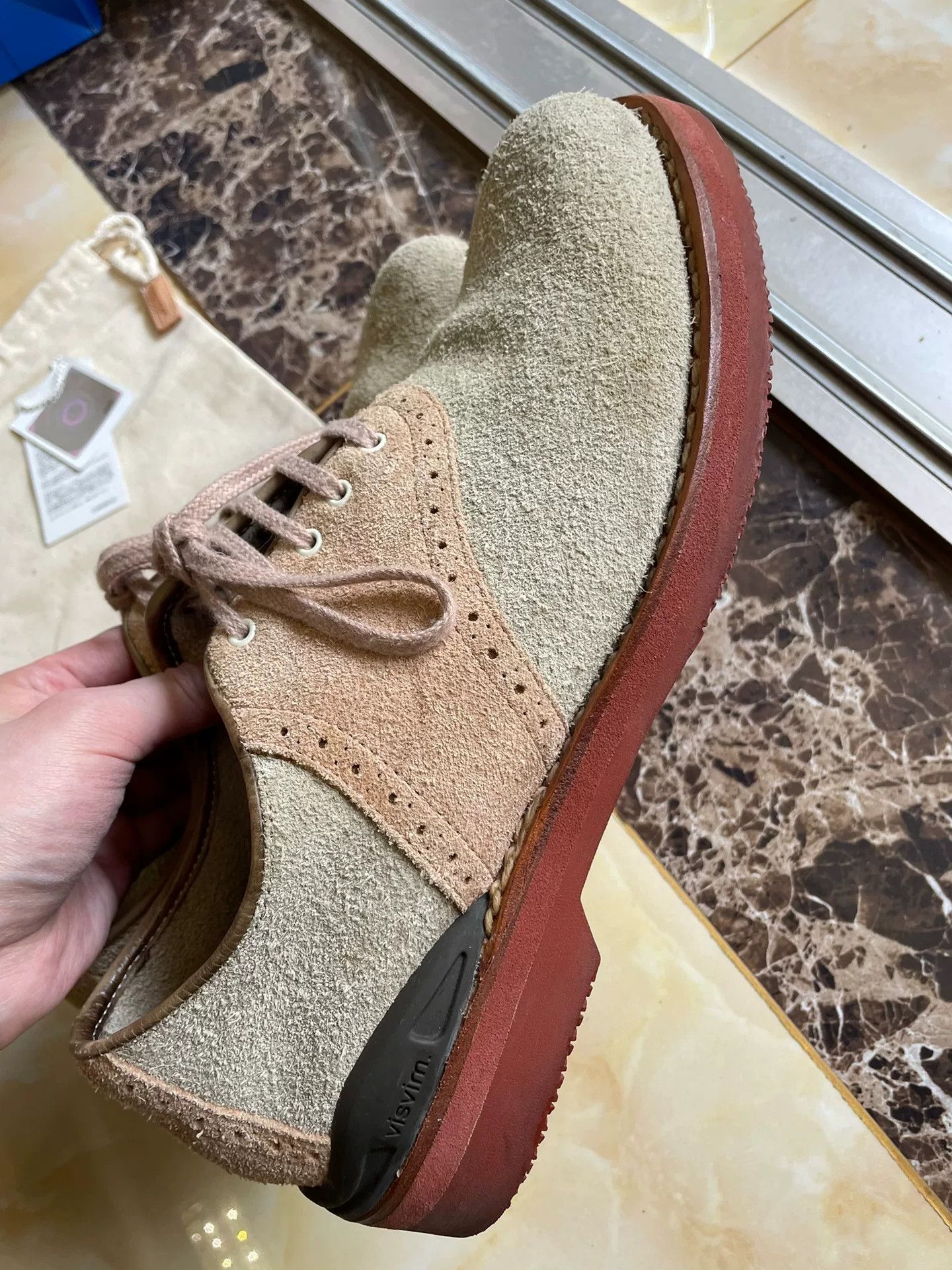 Visvim visvim patrician suede-folk low-top boots Size US 10 / EU 43 - 3 Thumbnail