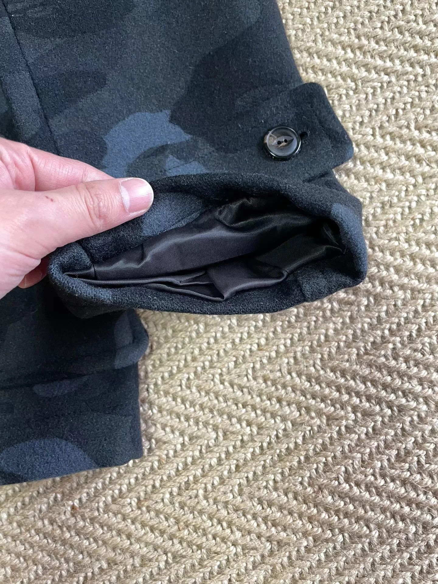 Bape BAPE 1ST CAMO Black Camo Wool Coat Size US M / EU 48-50 / 2 - 4 Thumbnail