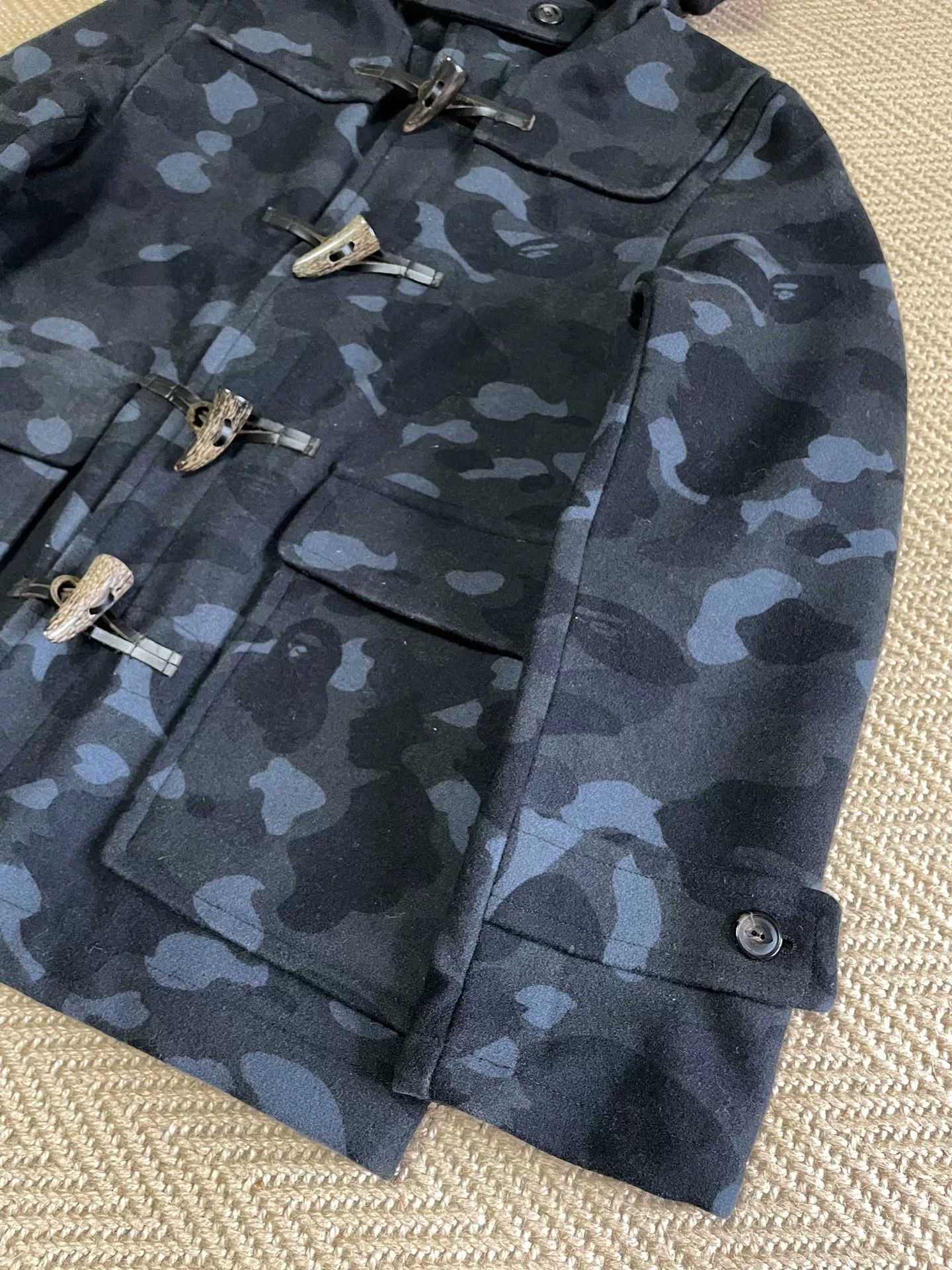Bape BAPE 1ST CAMO Black Camo Wool Coat Size US M / EU 48-50 / 2 - 5 Thumbnail