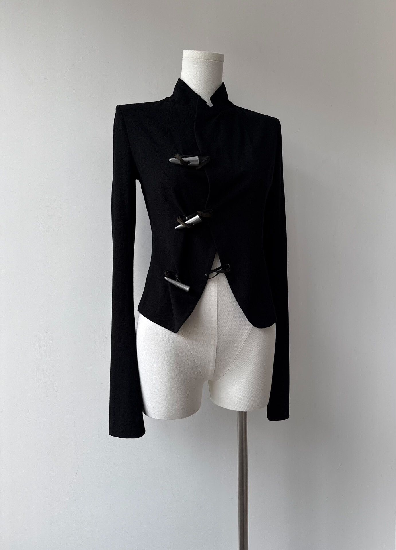 Yohji Yamamoto Yohji Yamamoto Limited Edition Black Jacket Size S / US 4 / IT 40 - 6 Thumbnail