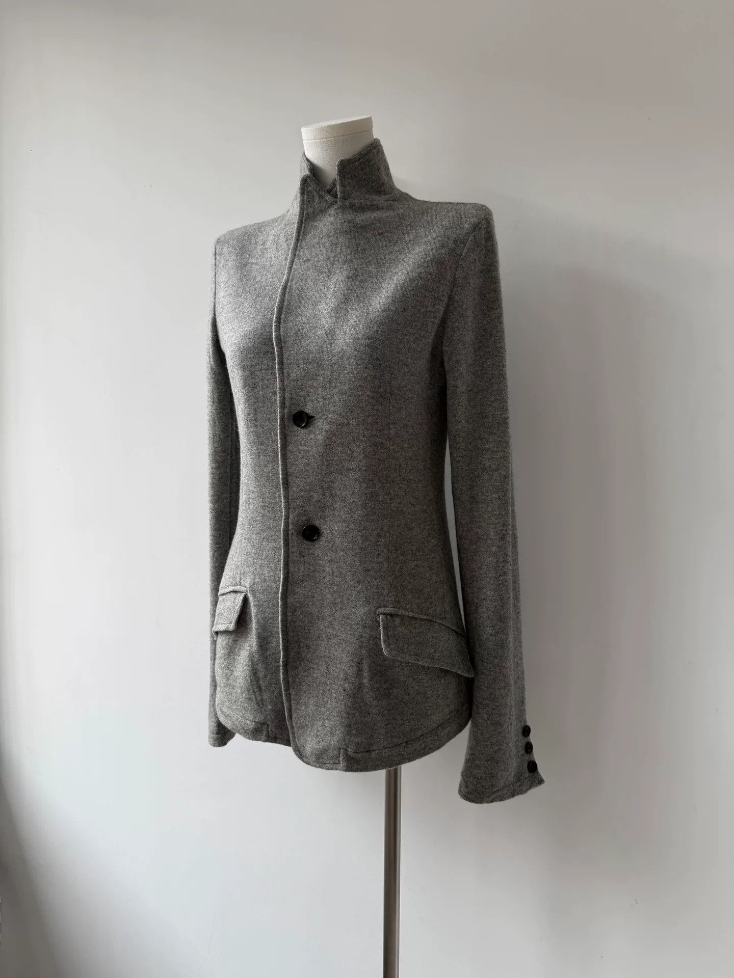 Yohji Yamamoto yohji yamamoto noir wool blazer jacket Size US M / EU 48-50 / 2 - 3 Thumbnail